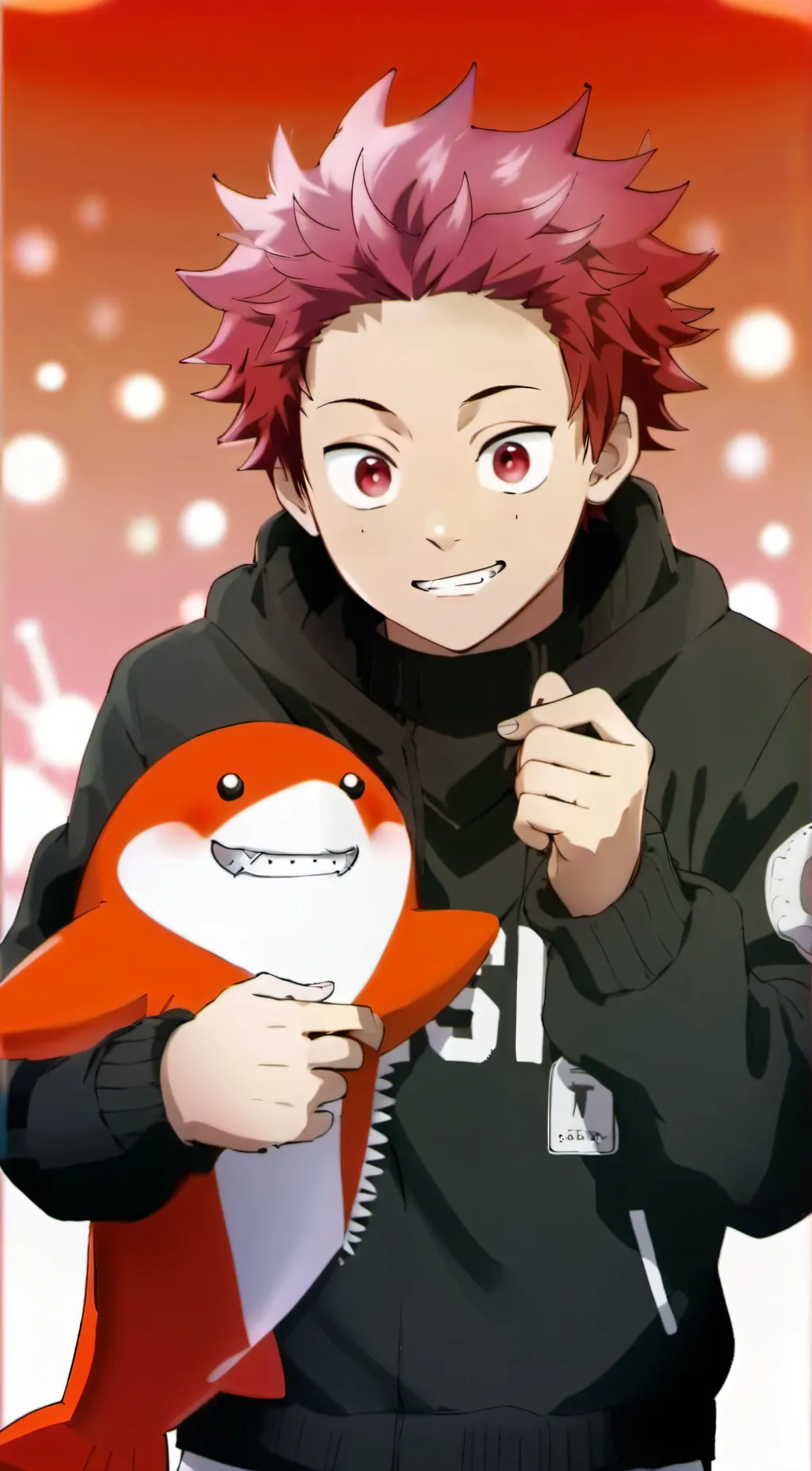 ai character: Agere Kirishima  background