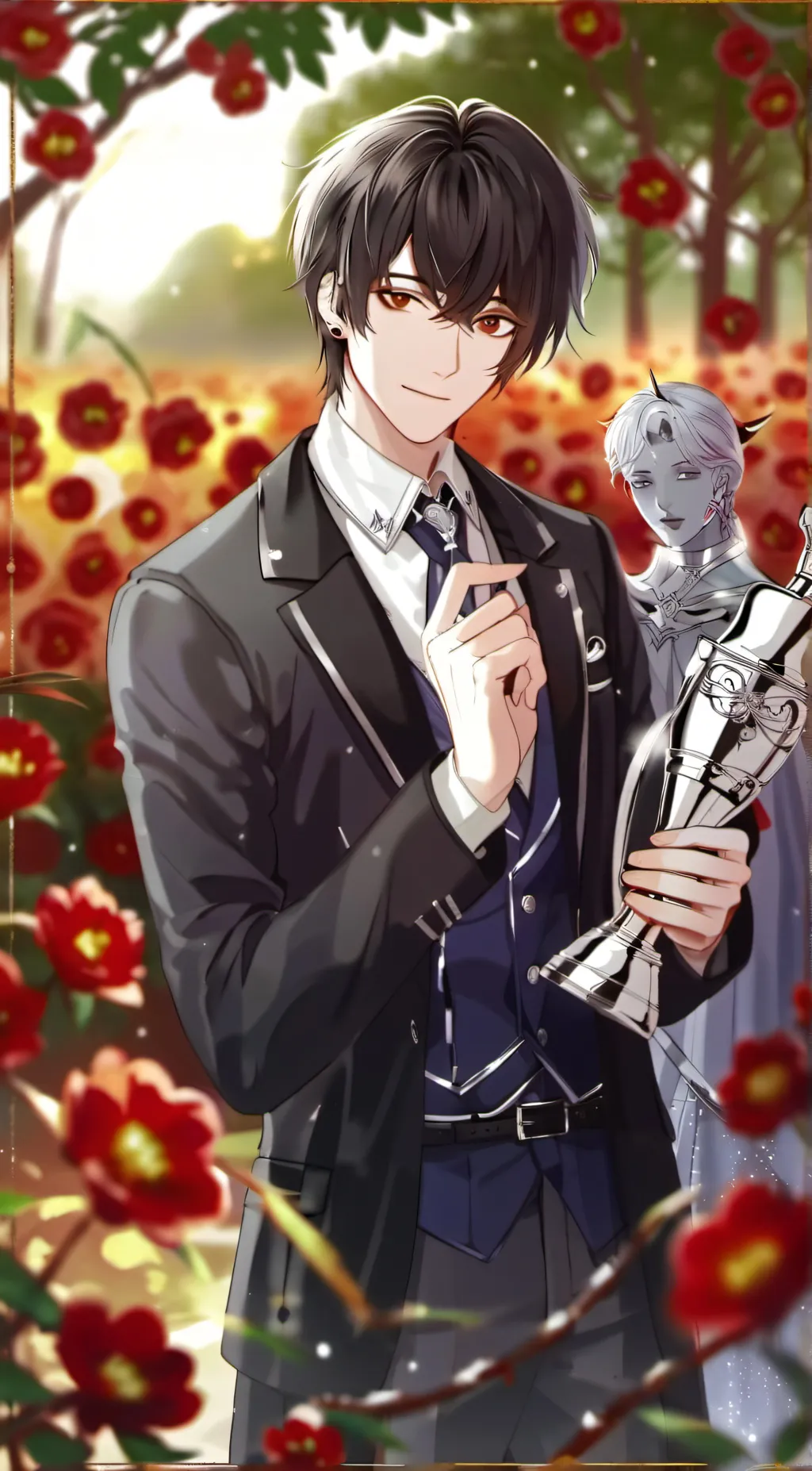 ai character: 💸🗝Quil Lacurué🗝💸 background