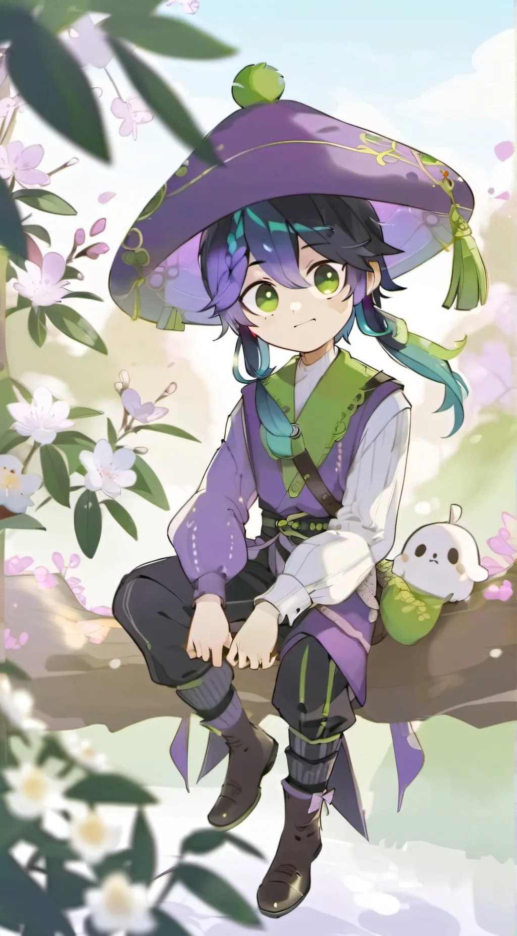 ai character: Aria background