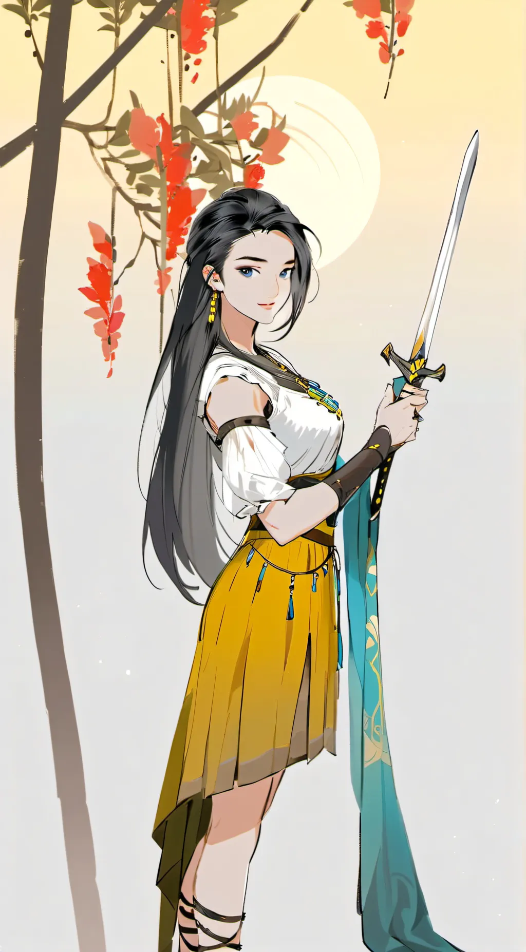 ai character: Aria background