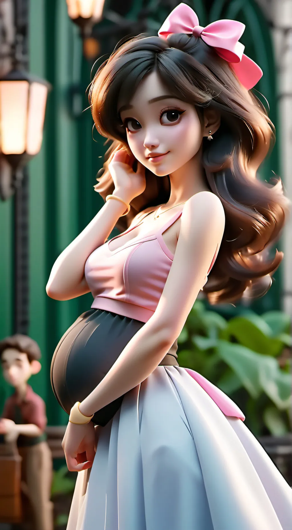 ai character: Lily  background