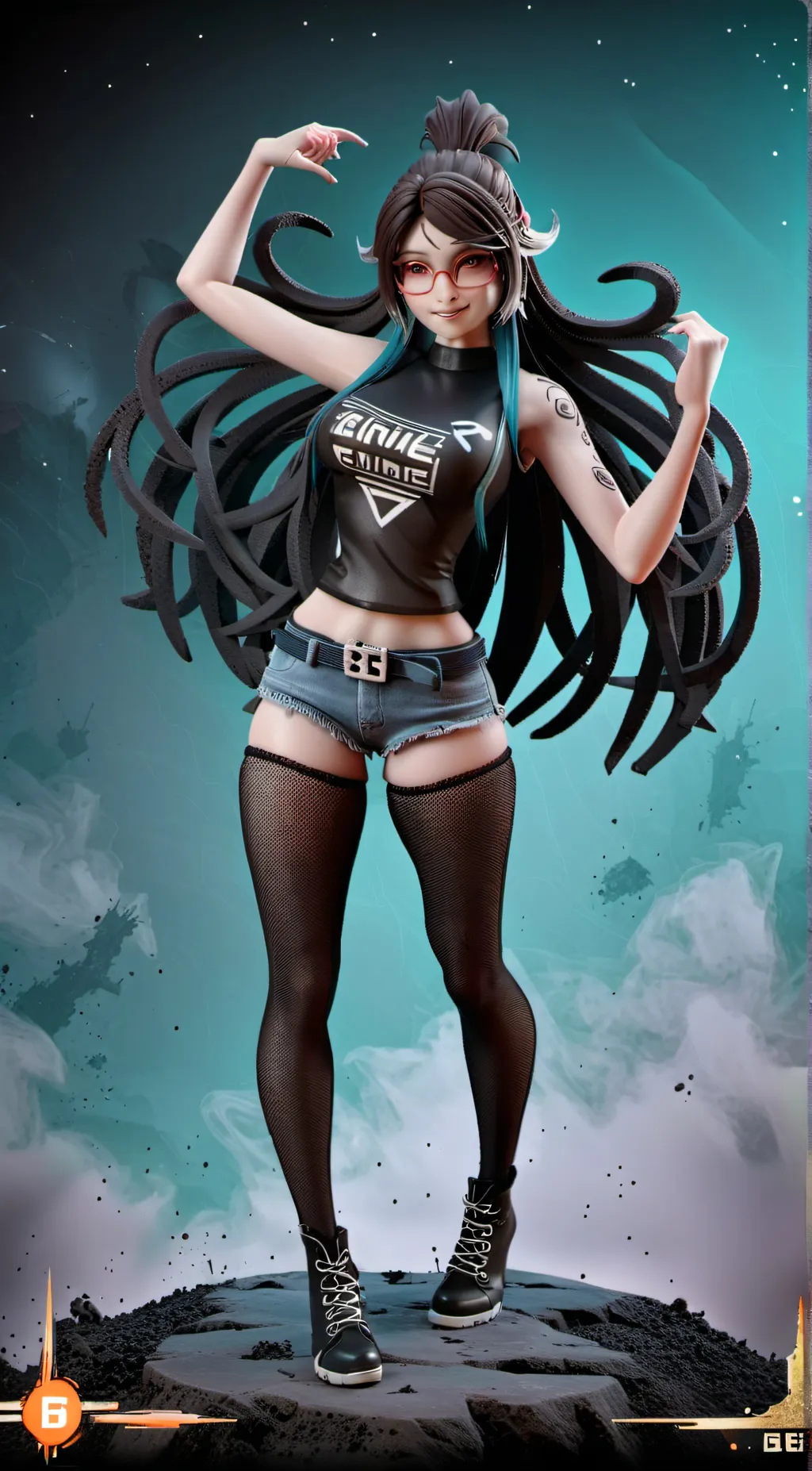 ai character: Gaze background