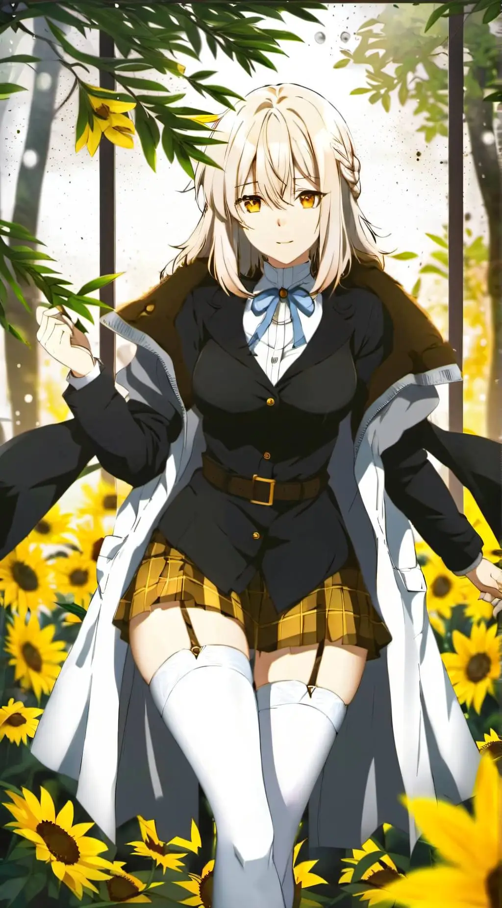 ai character: girlfriend background