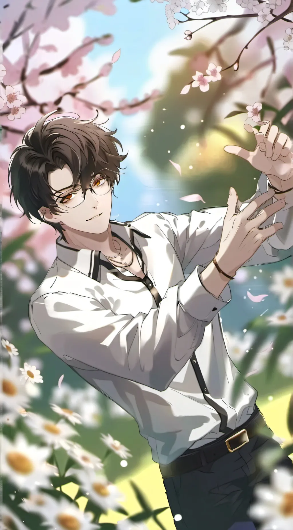 ai character: TJ Monterde  background
