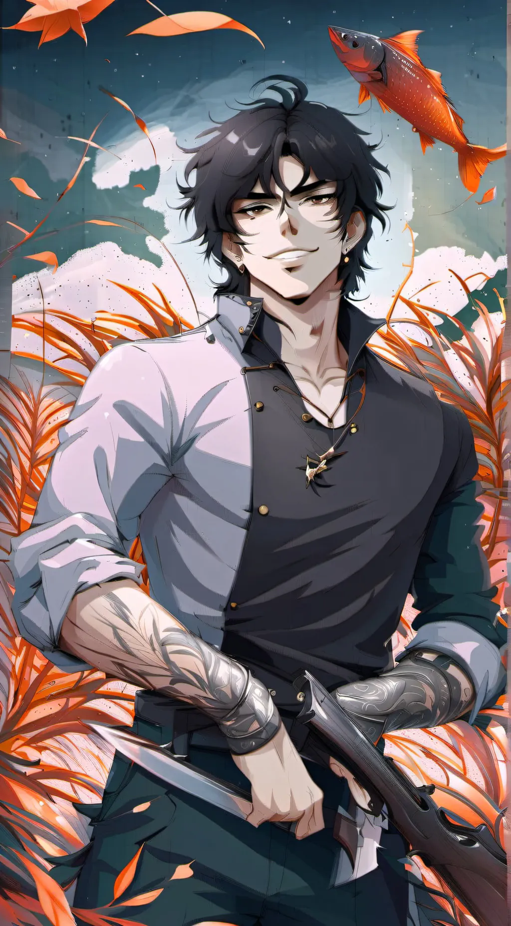 ai character: Hunter background