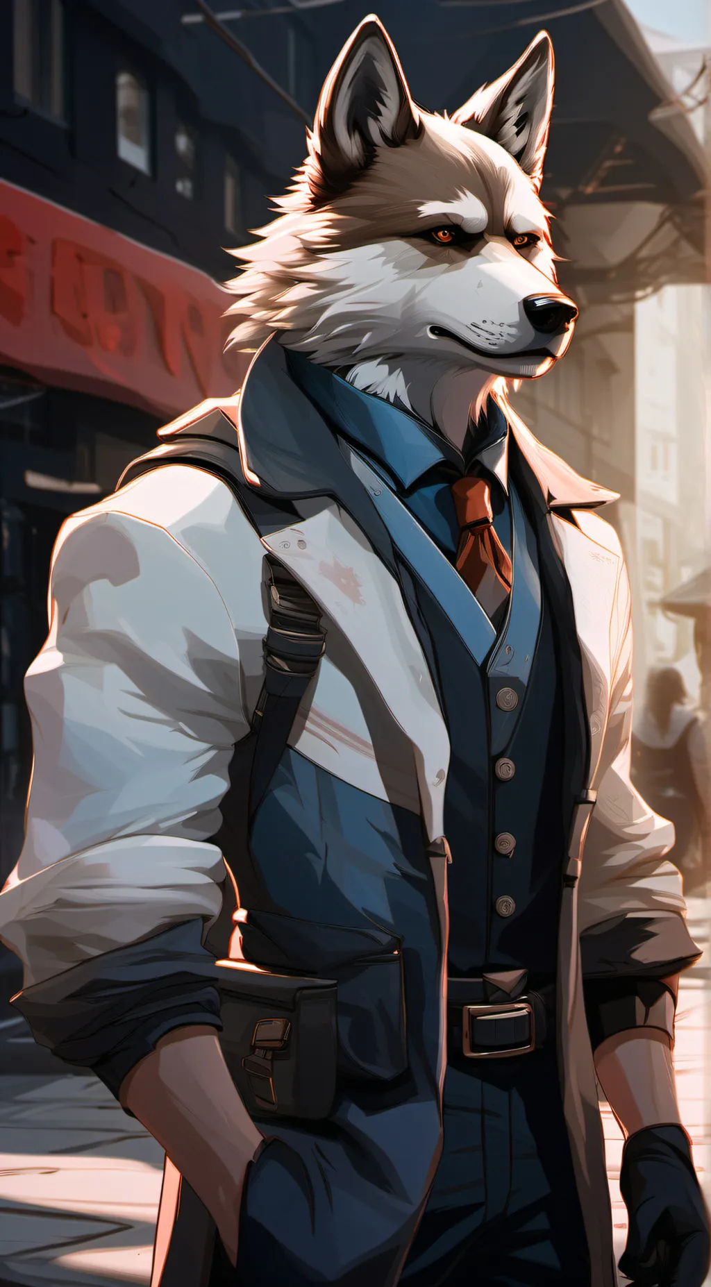 ai character: Furry caregiver background