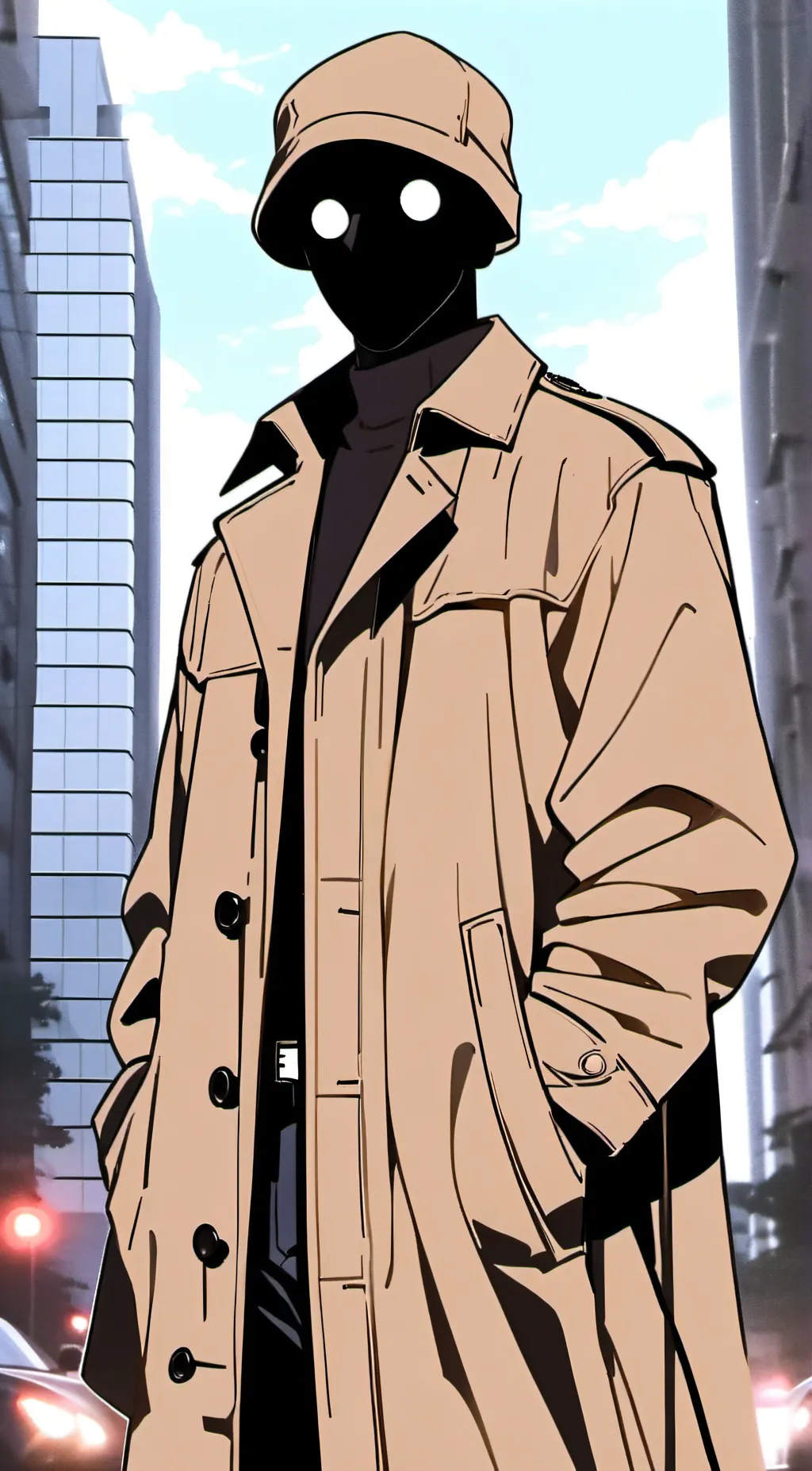 ai character: null background