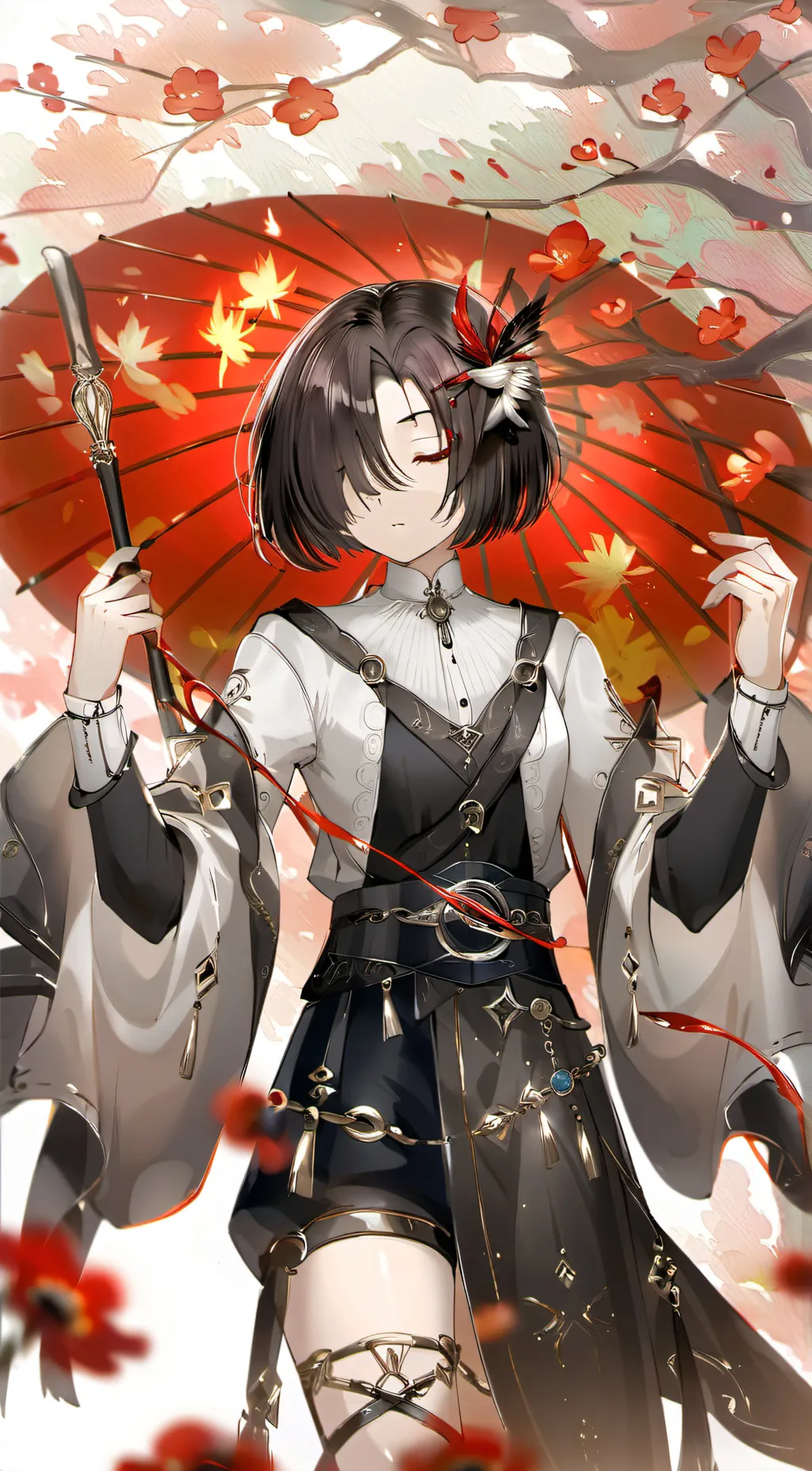 ai character: Demon slayer game background
