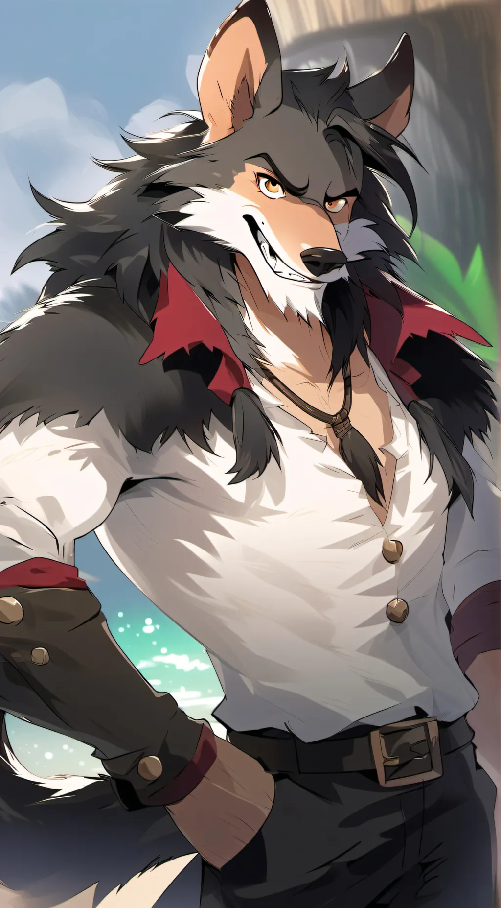 ai character: Captain James Hook background