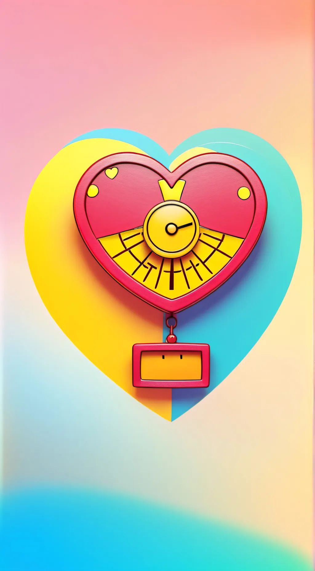 ai character: Love meter background