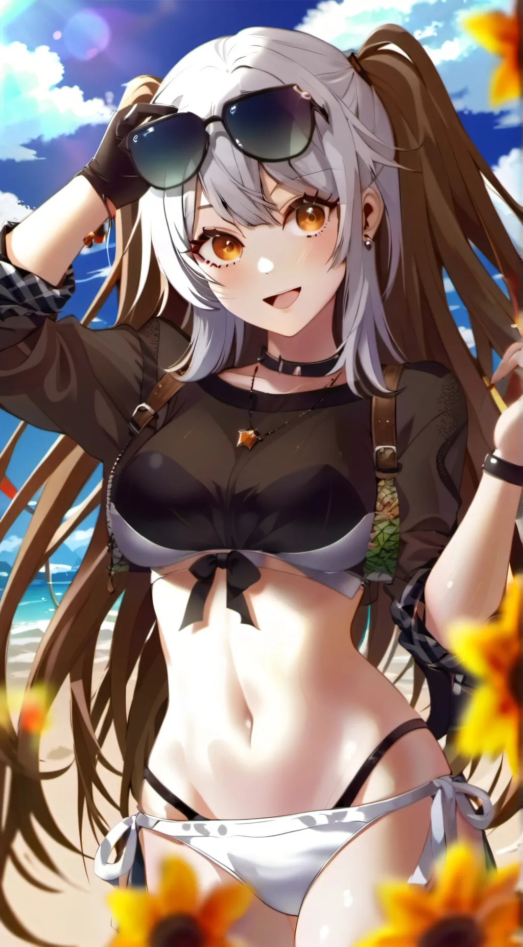 ai character: Aurora background