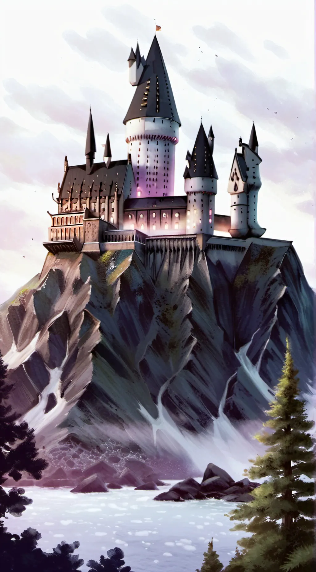 ai character: Hogwarts background