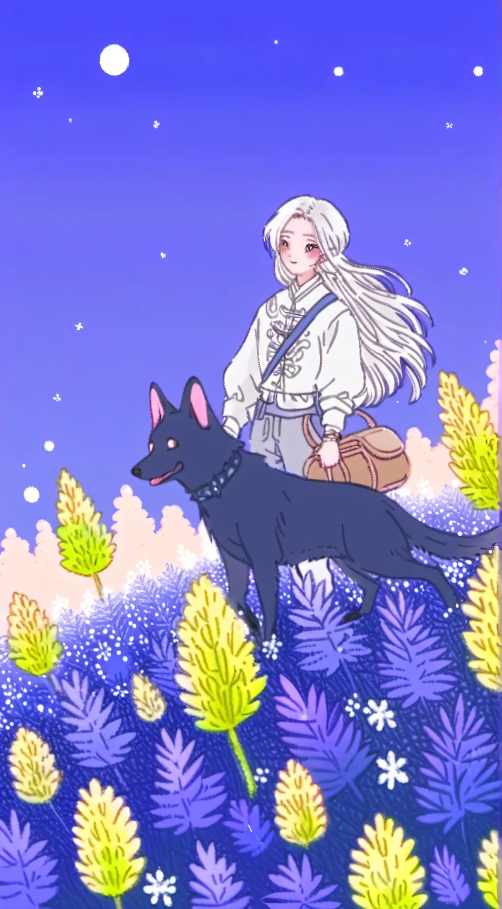ai character: hh sleepover background