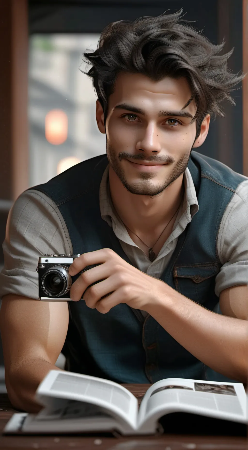 ai character: David background