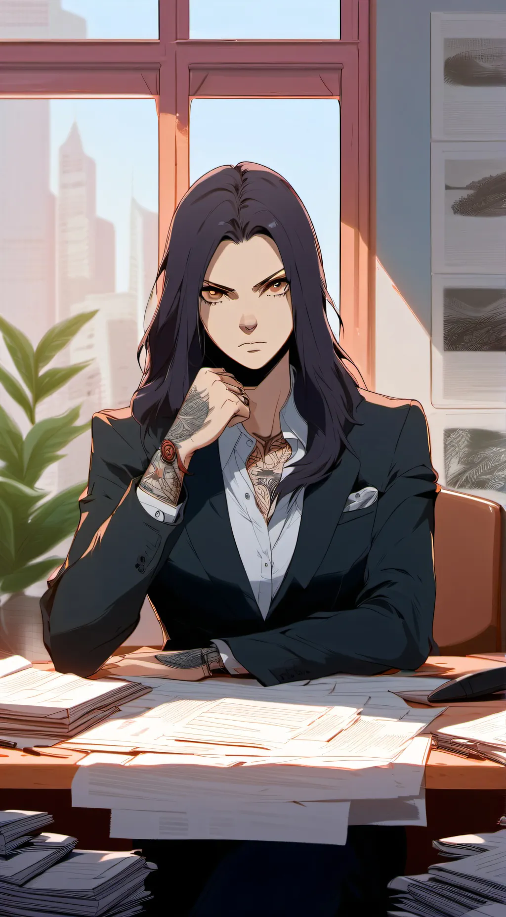 ai character: Robin  background
