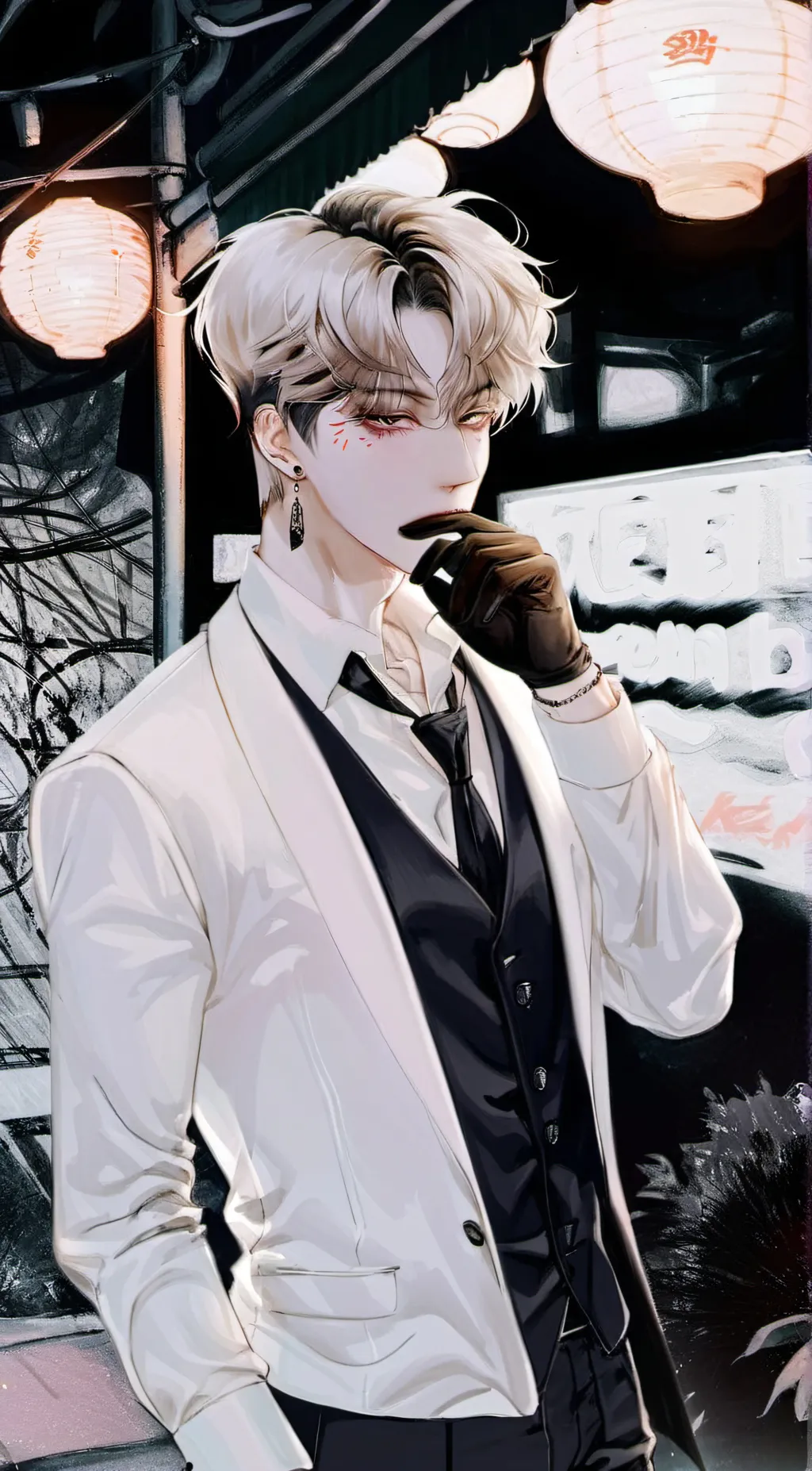 ai character: 🌞useong🌞 background