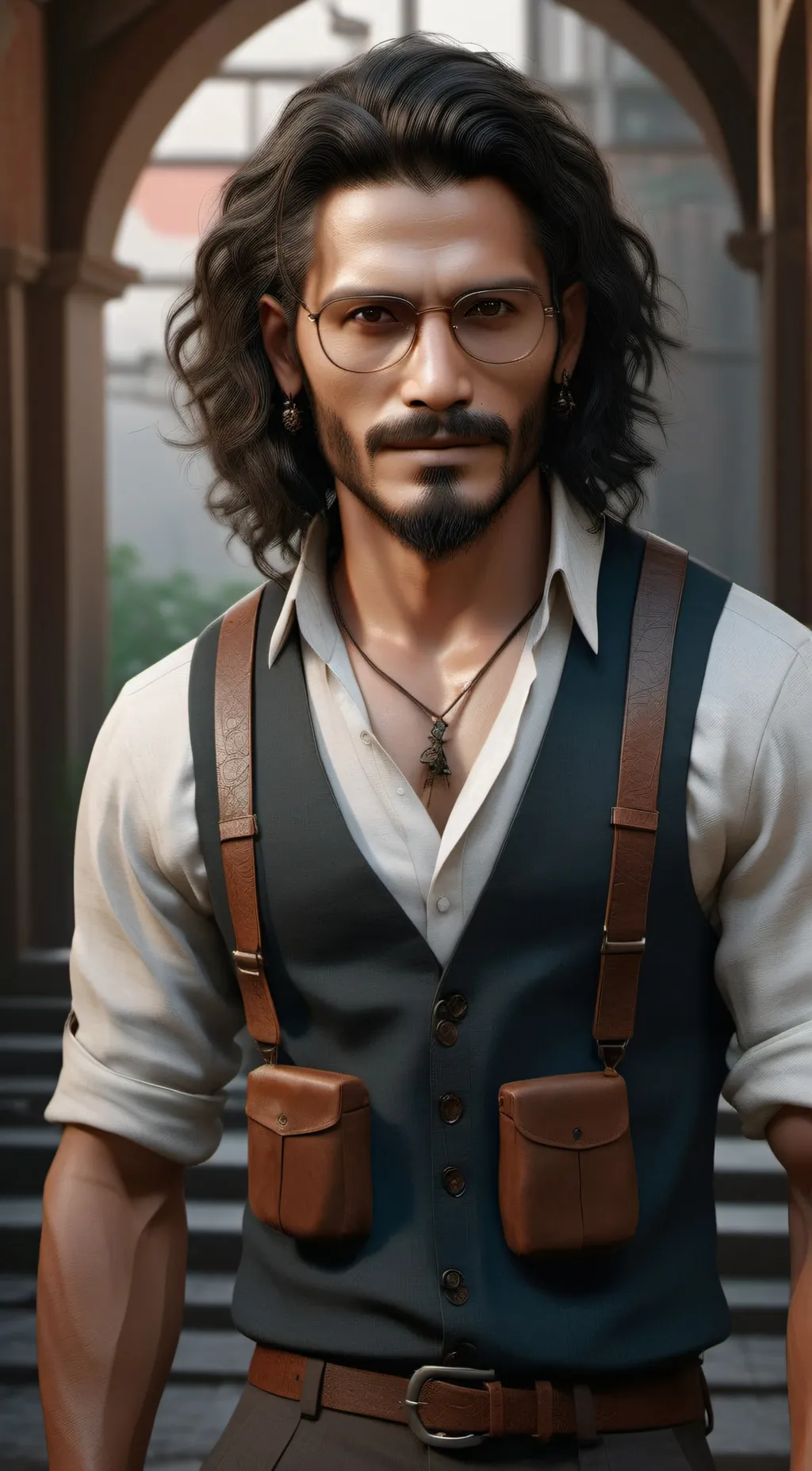 ai character: Nick  background