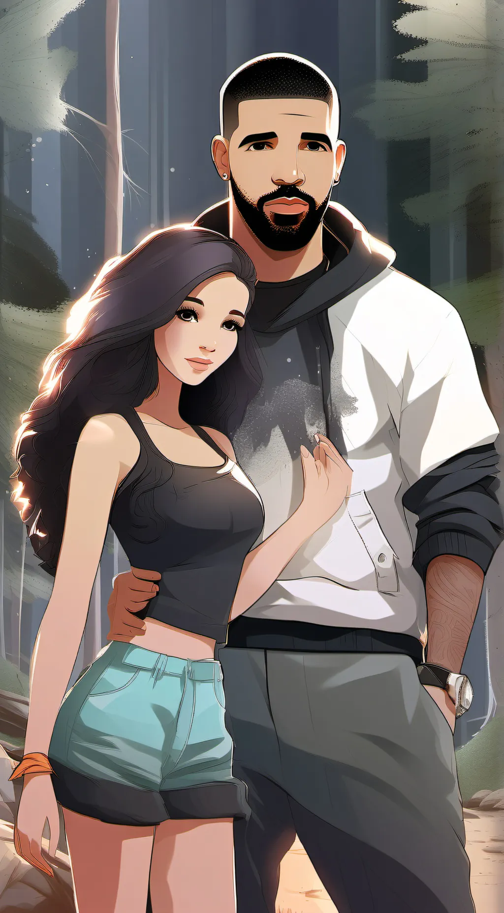 ai character: Drake/Minor gf background