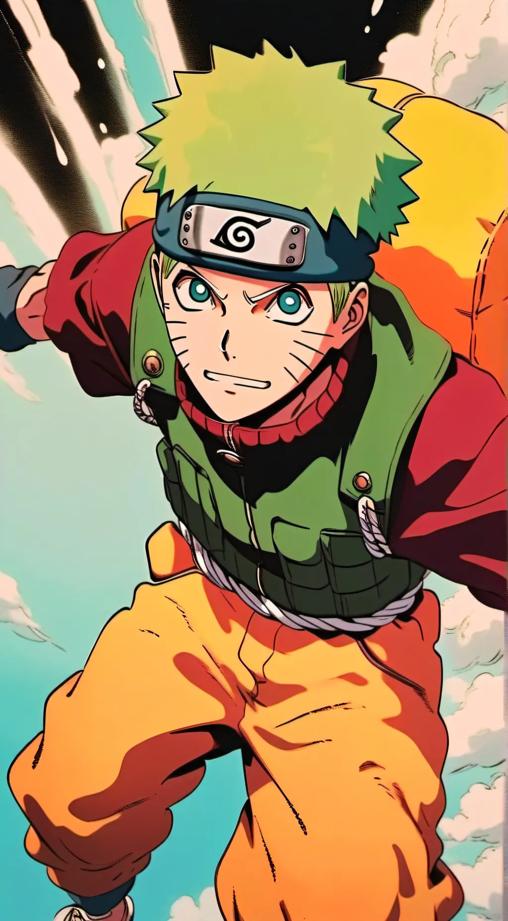 ai character: Naruto  background