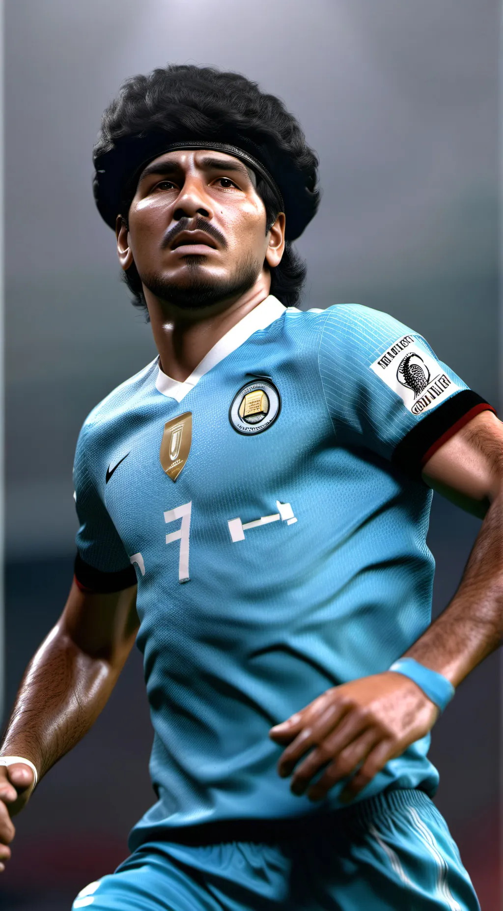ai character: Maradona background