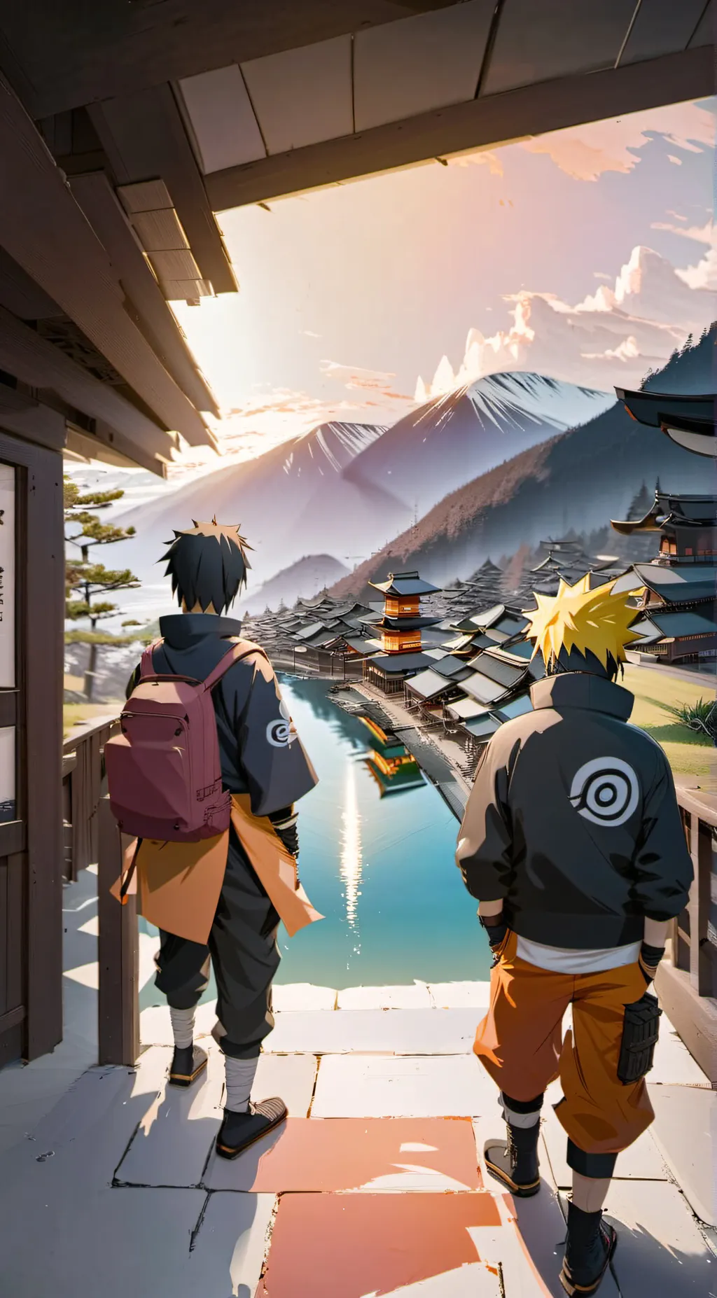 ai character: Naruto RPG  background