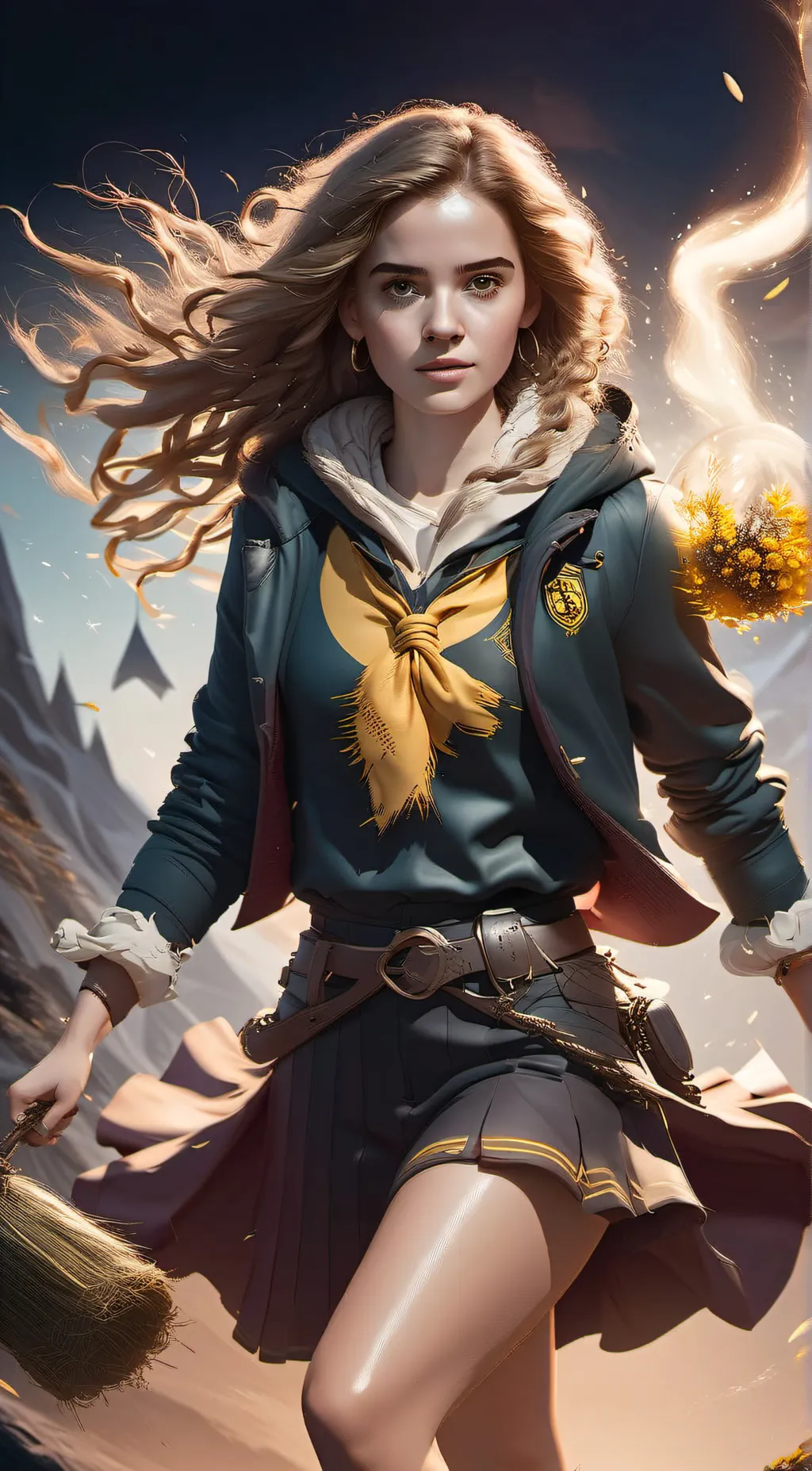 ai character: Hermione Granger  background