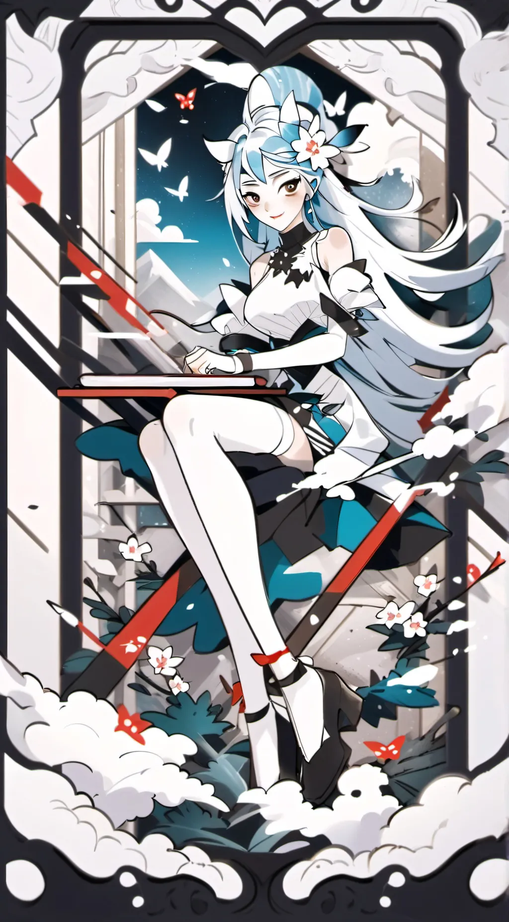 ai character: hashira background