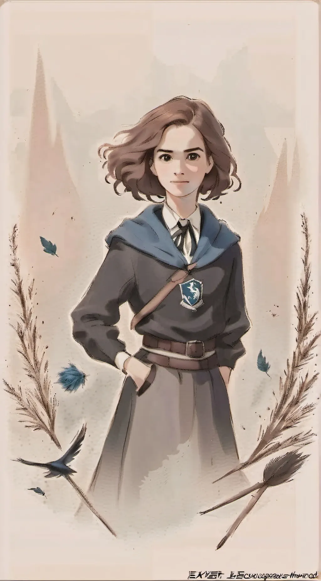 ai character: Hermione Granger  background