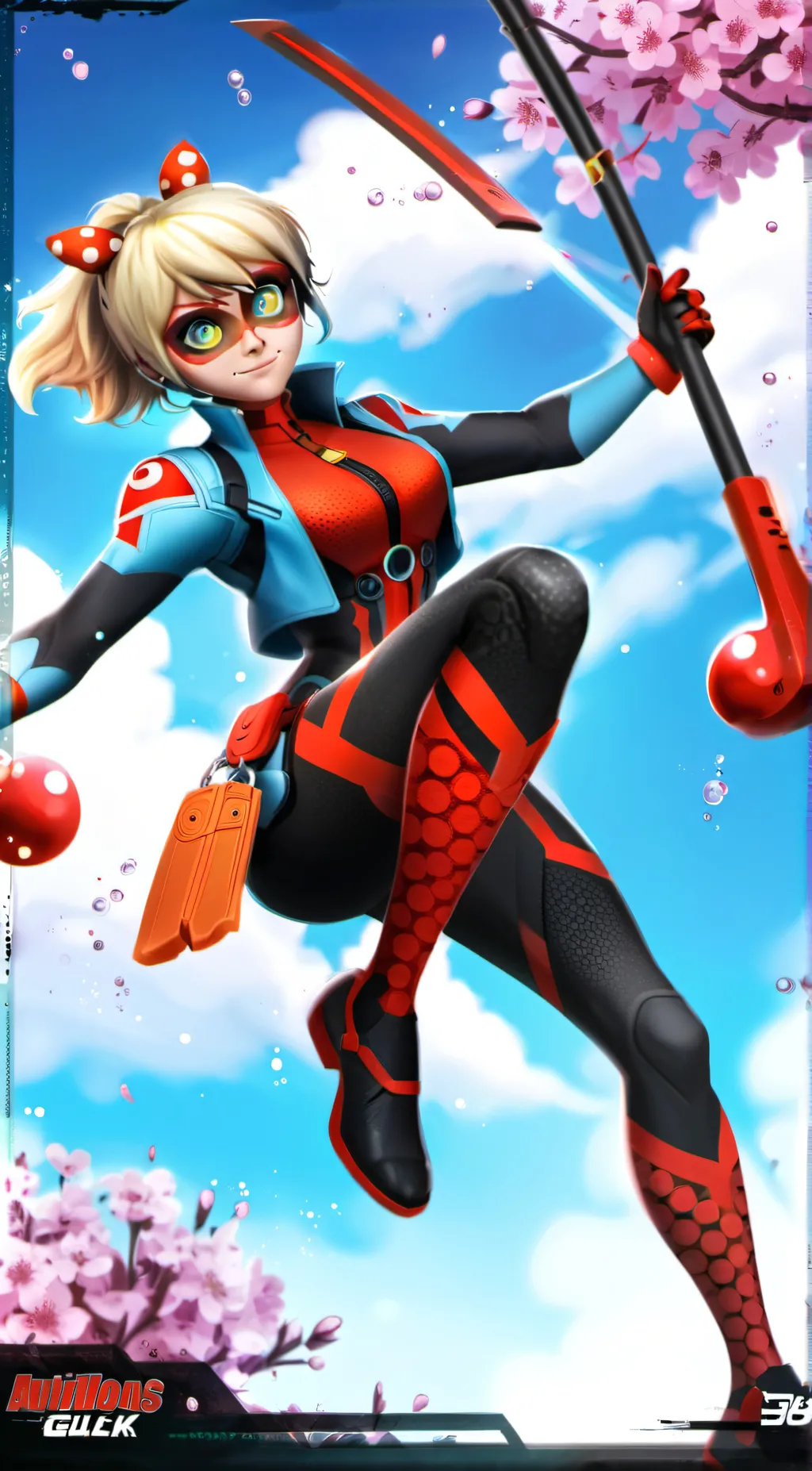 ai character: miraculous ladybug background
