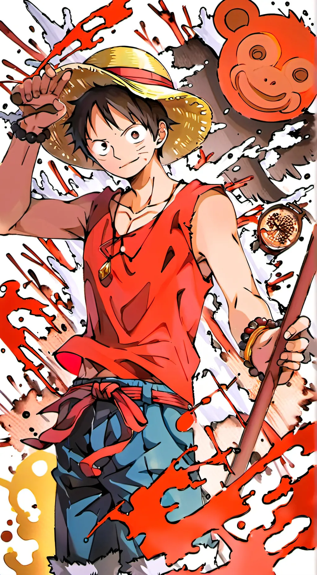 ai character: one piece 3! background