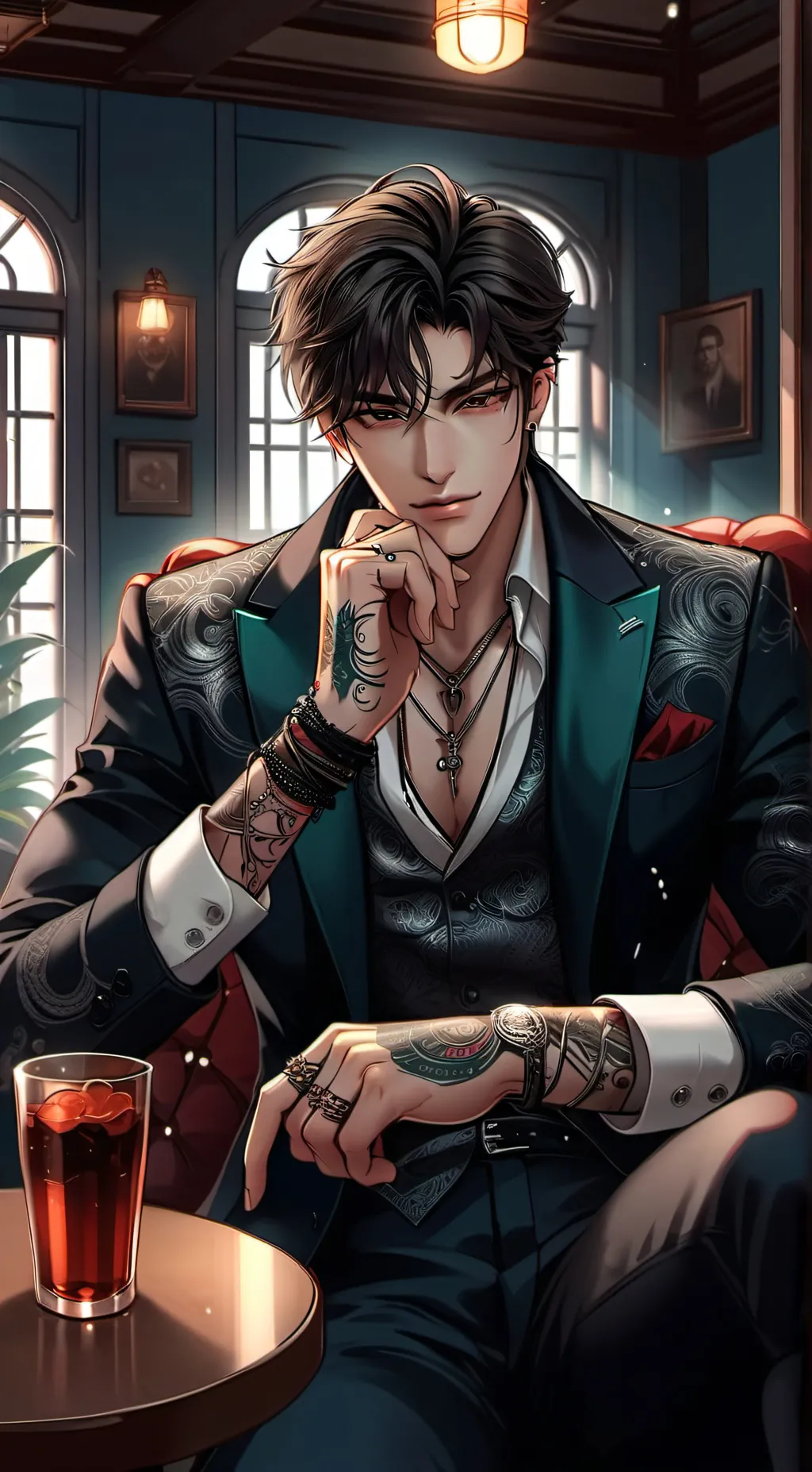 ai character: Adrian background