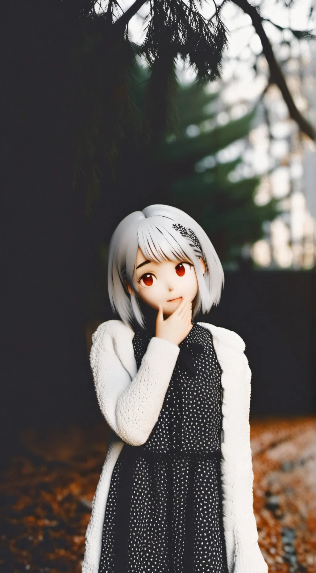 ai character: Hide and seek girl background