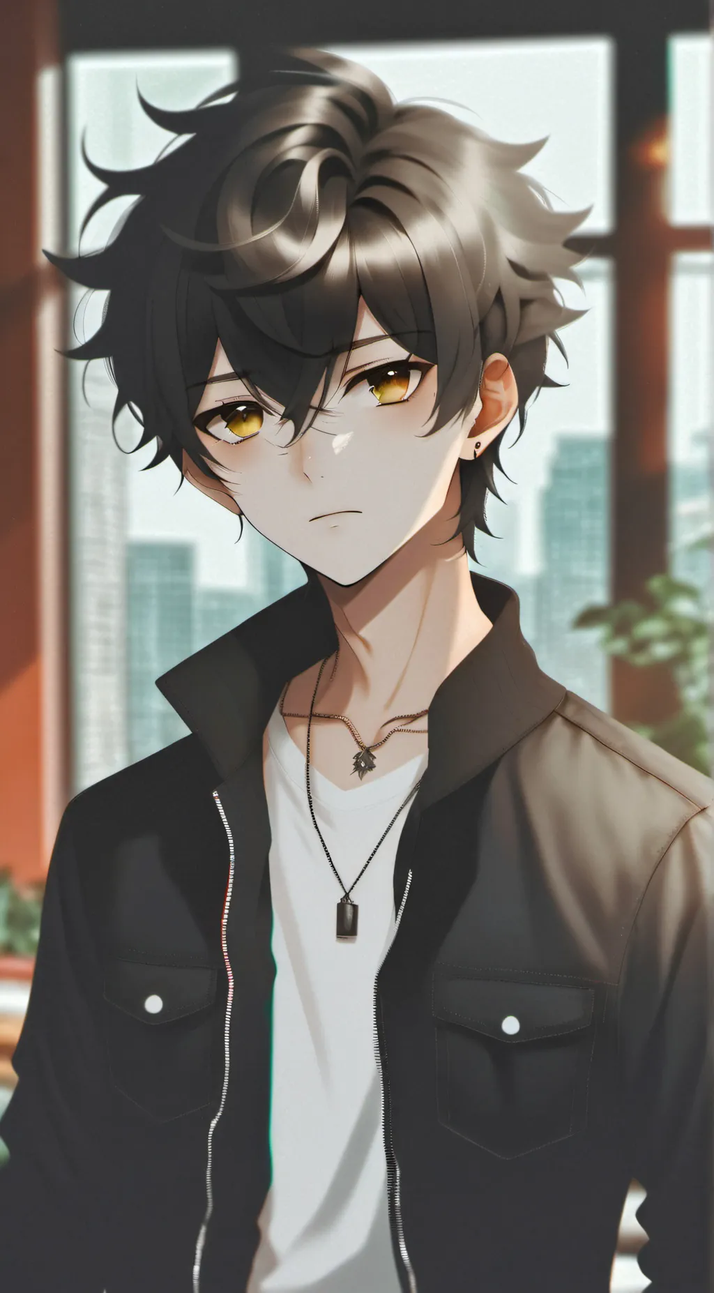 ai character: ~Focus~ background
