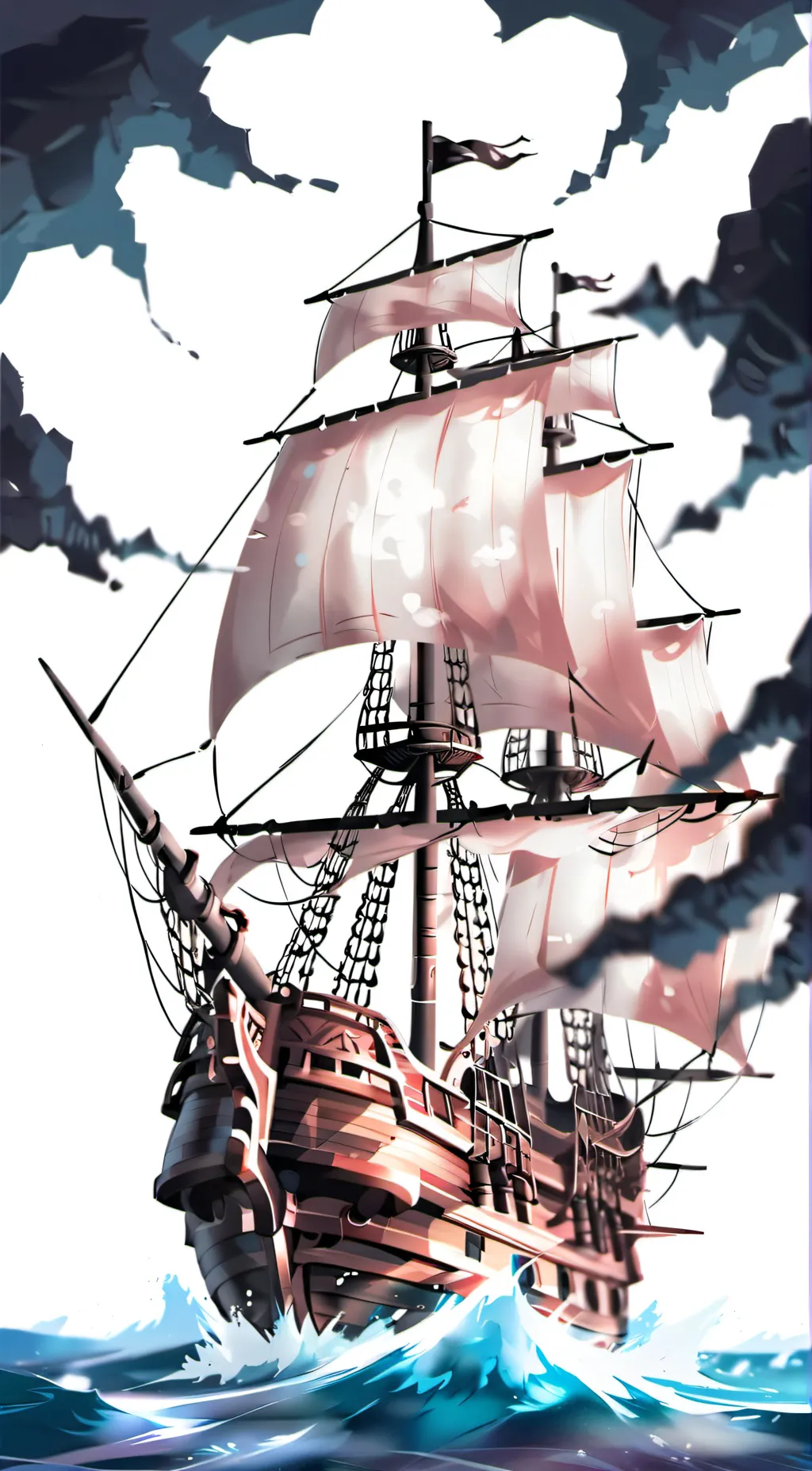 ai character: LOV (pirate AU) background