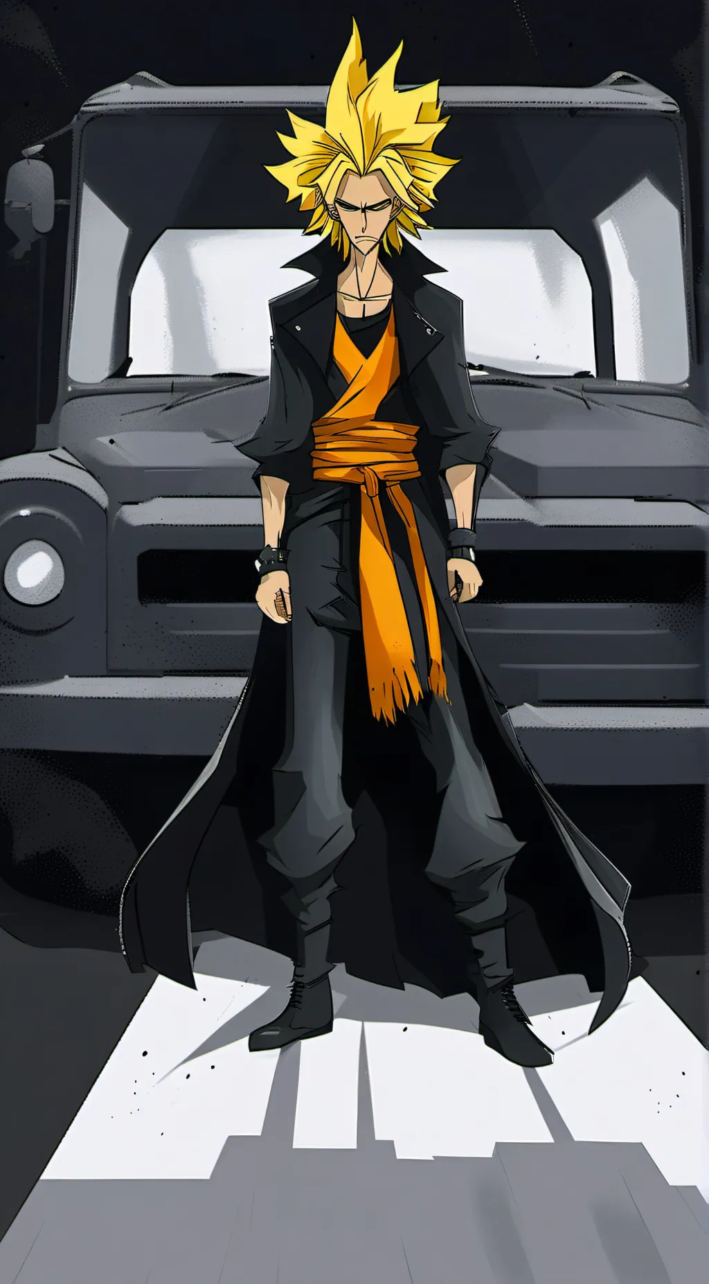 ai character: Toshinori Yagi background