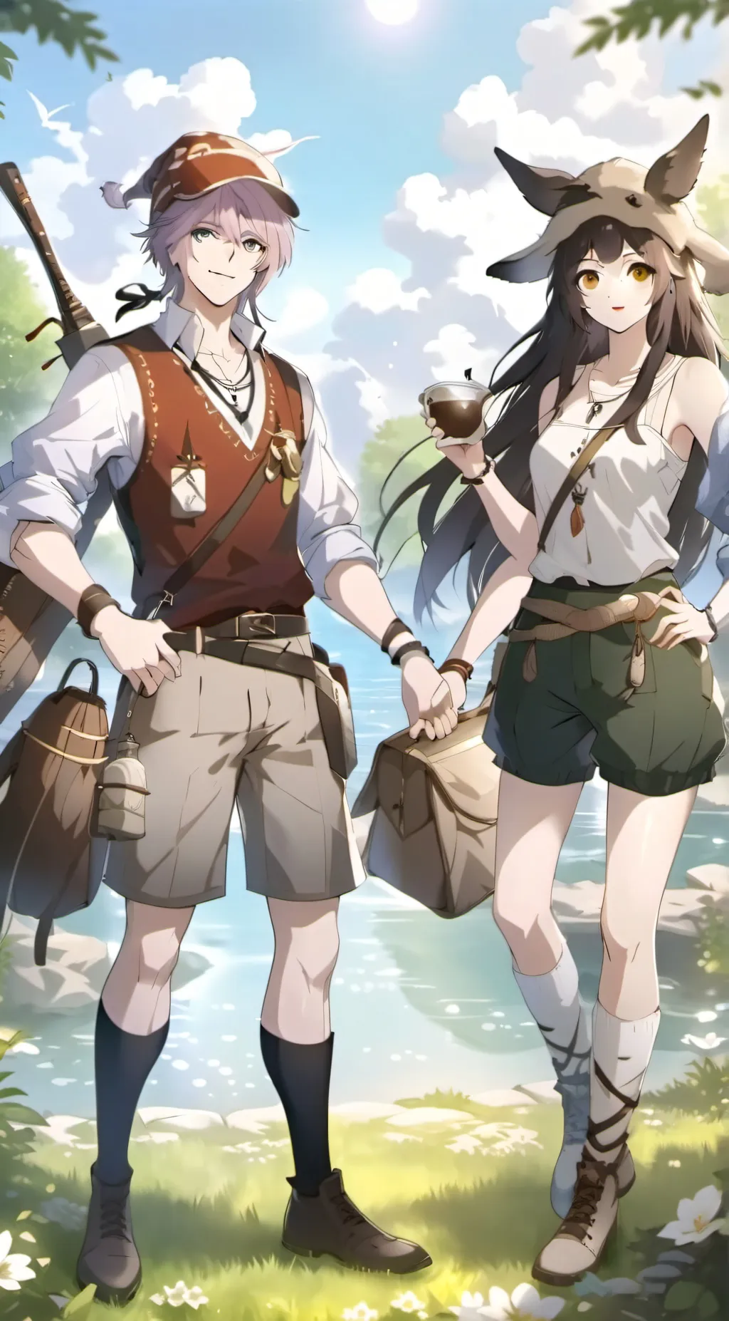 ai character: Jack and Jill  background