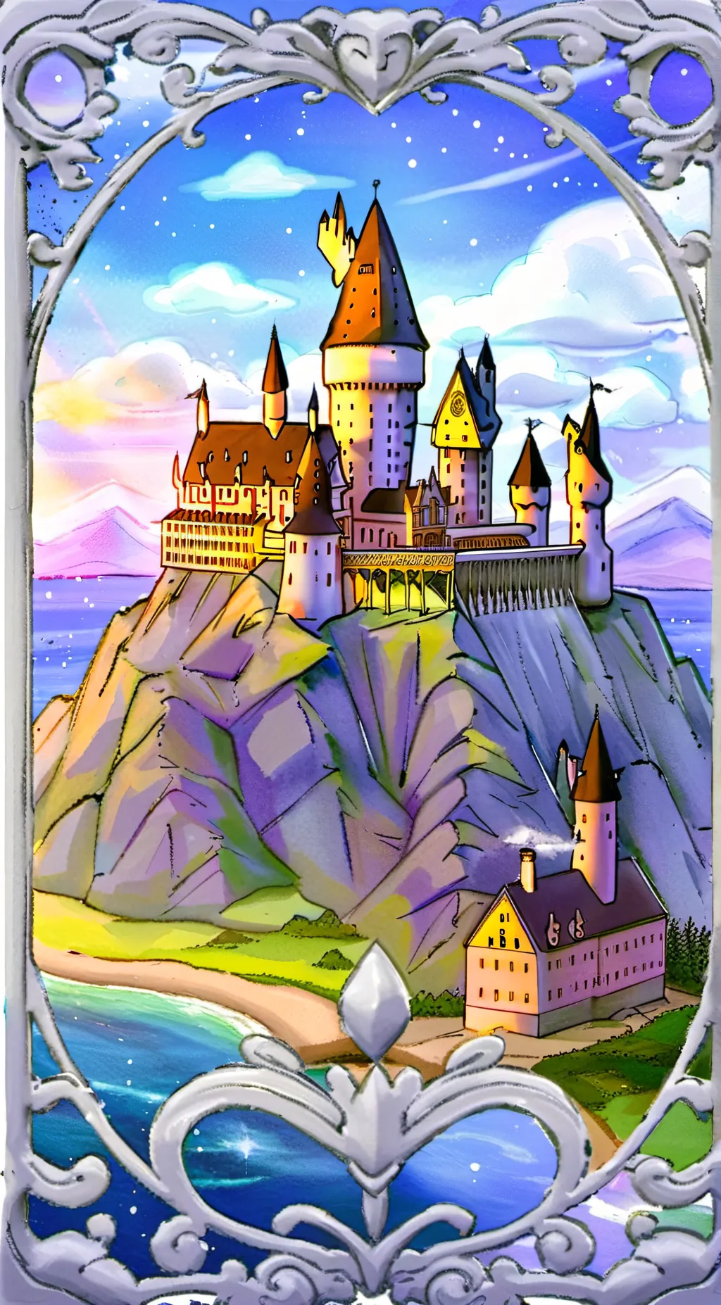 ai character: Hogwarts  background