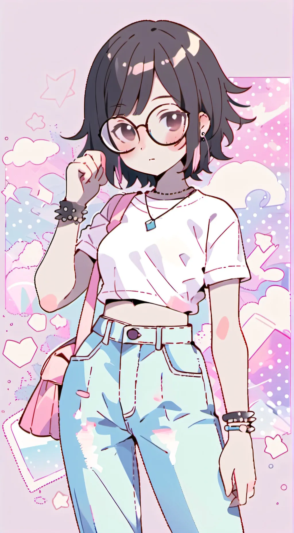 ai character: Ella  background