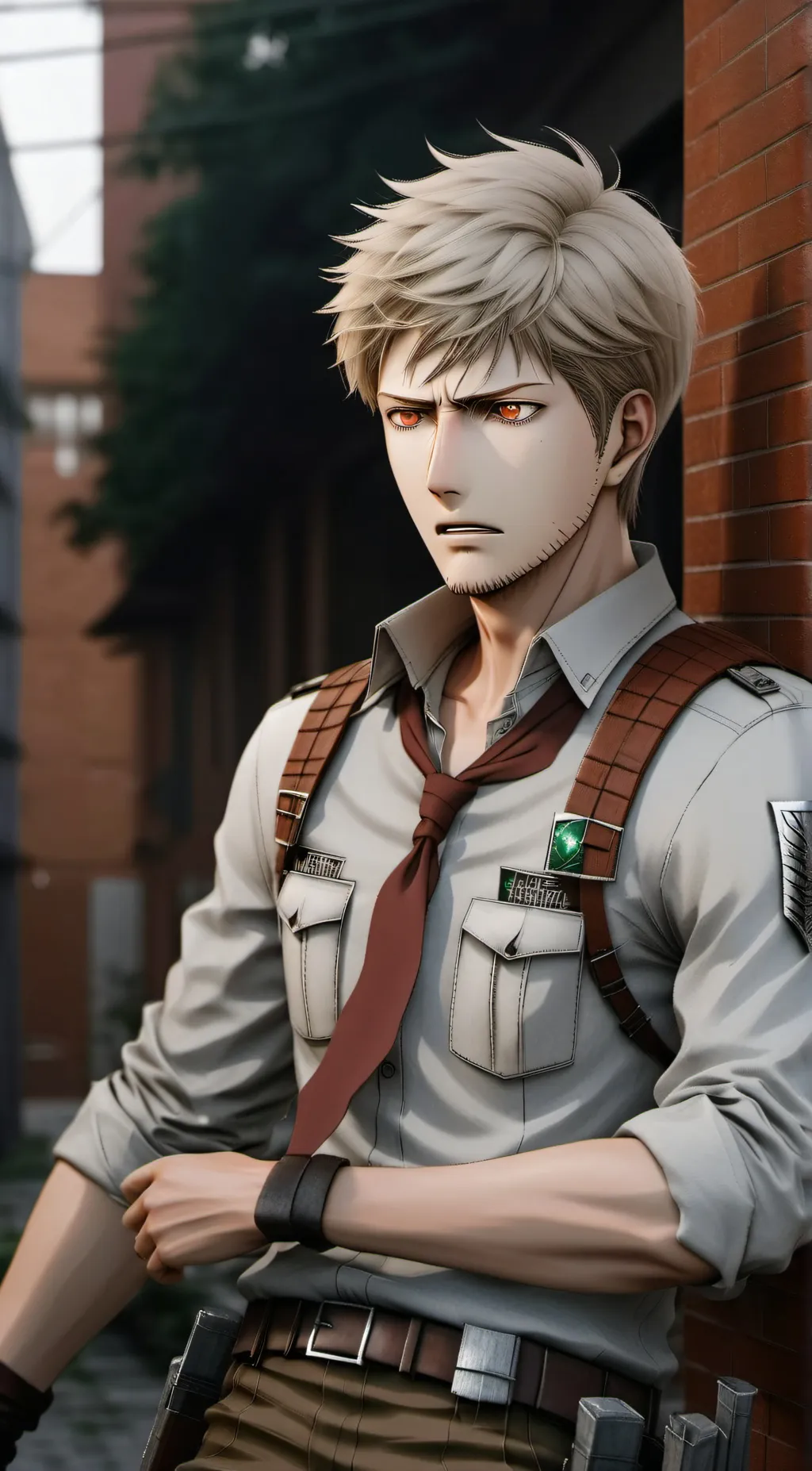 ai character: Jean Kirstein  background