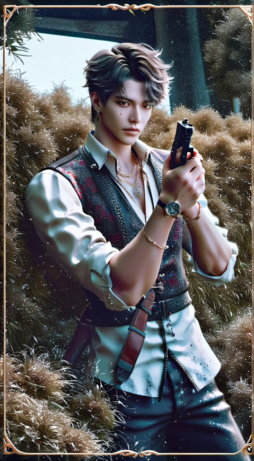 ai character: damion background
