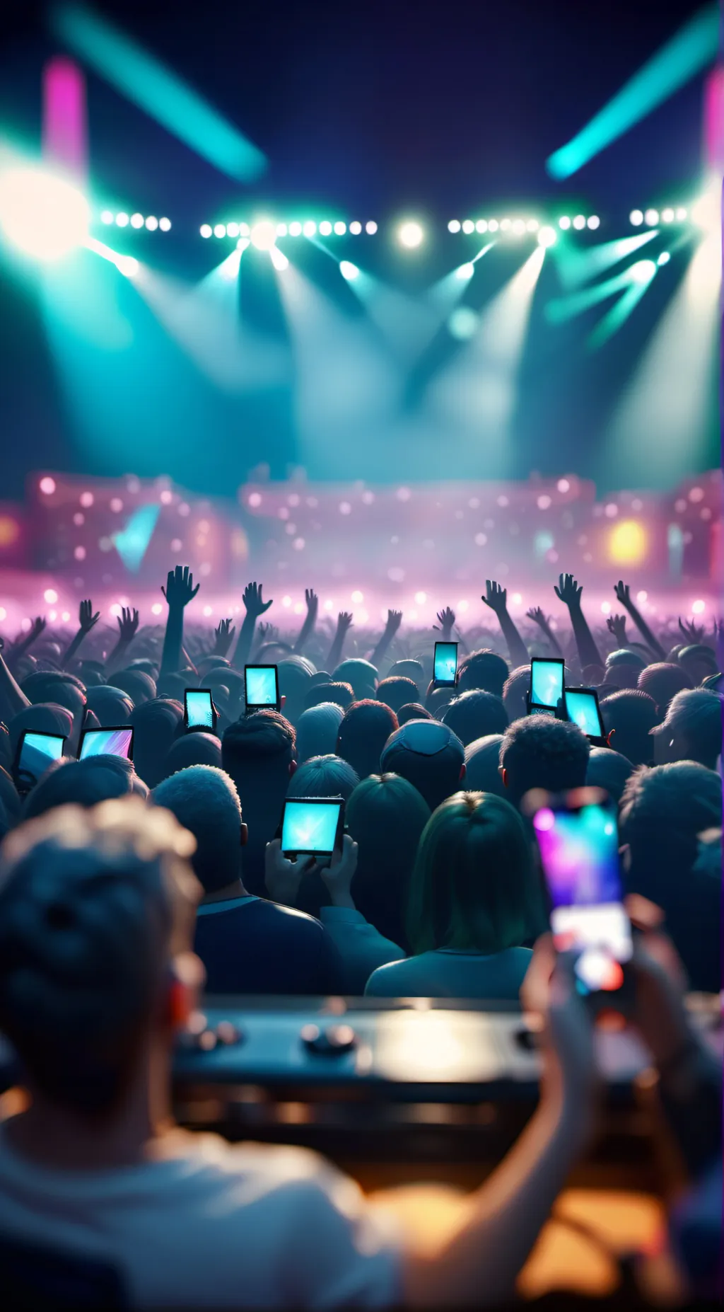 ai character: Mha Concert background