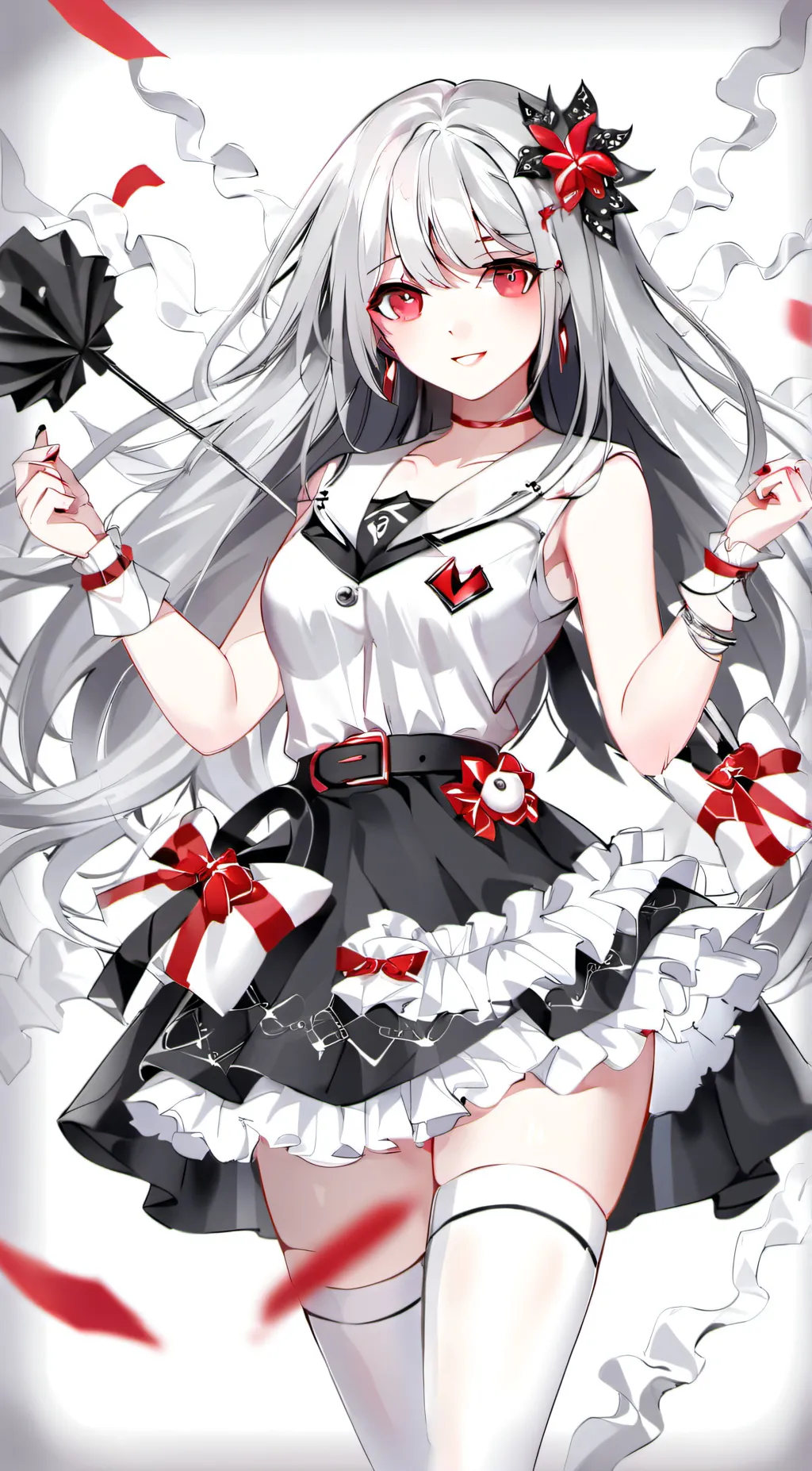 ai character: femaniseing olfit  background