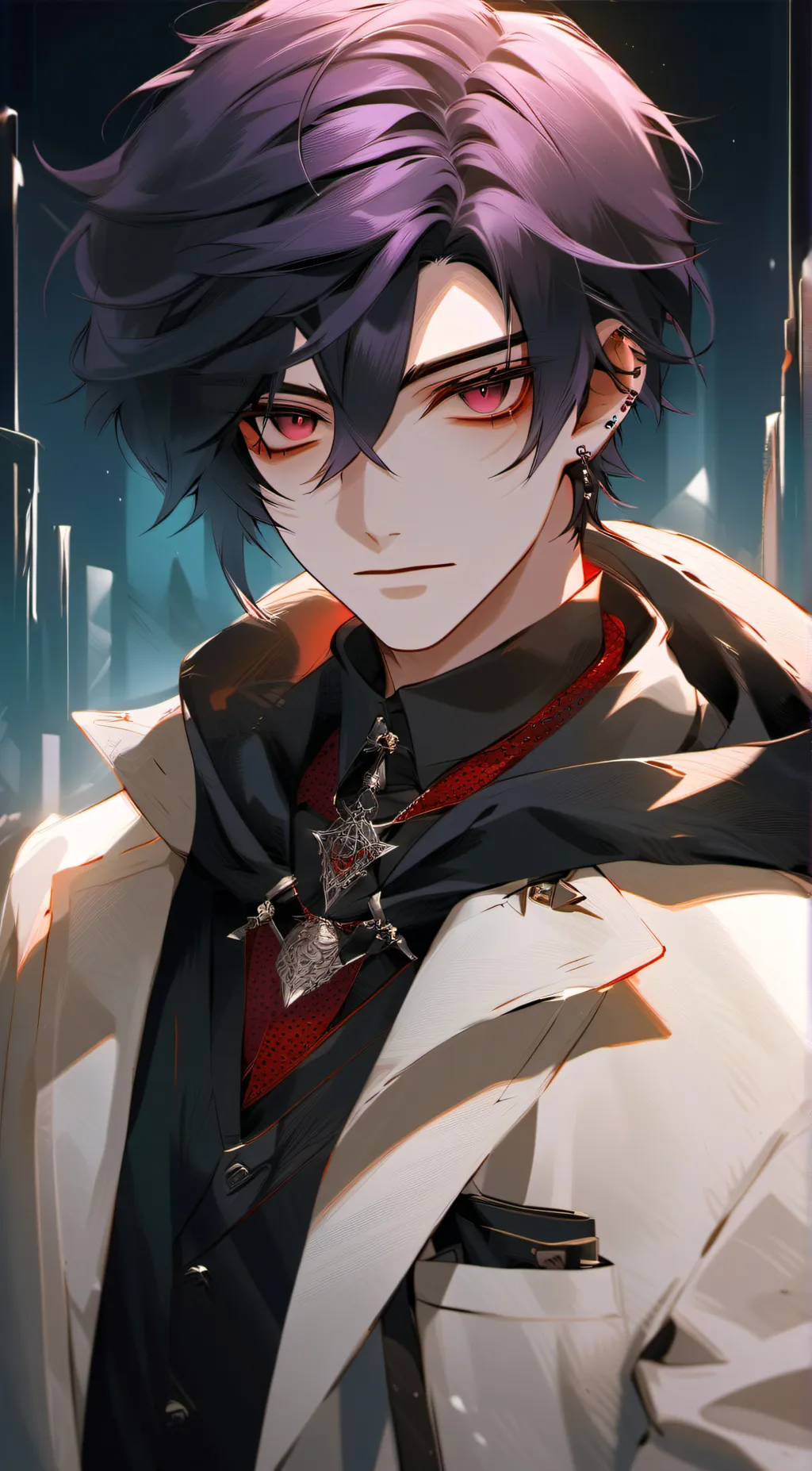 ai character: 𓇬 Raven 𓇬 background