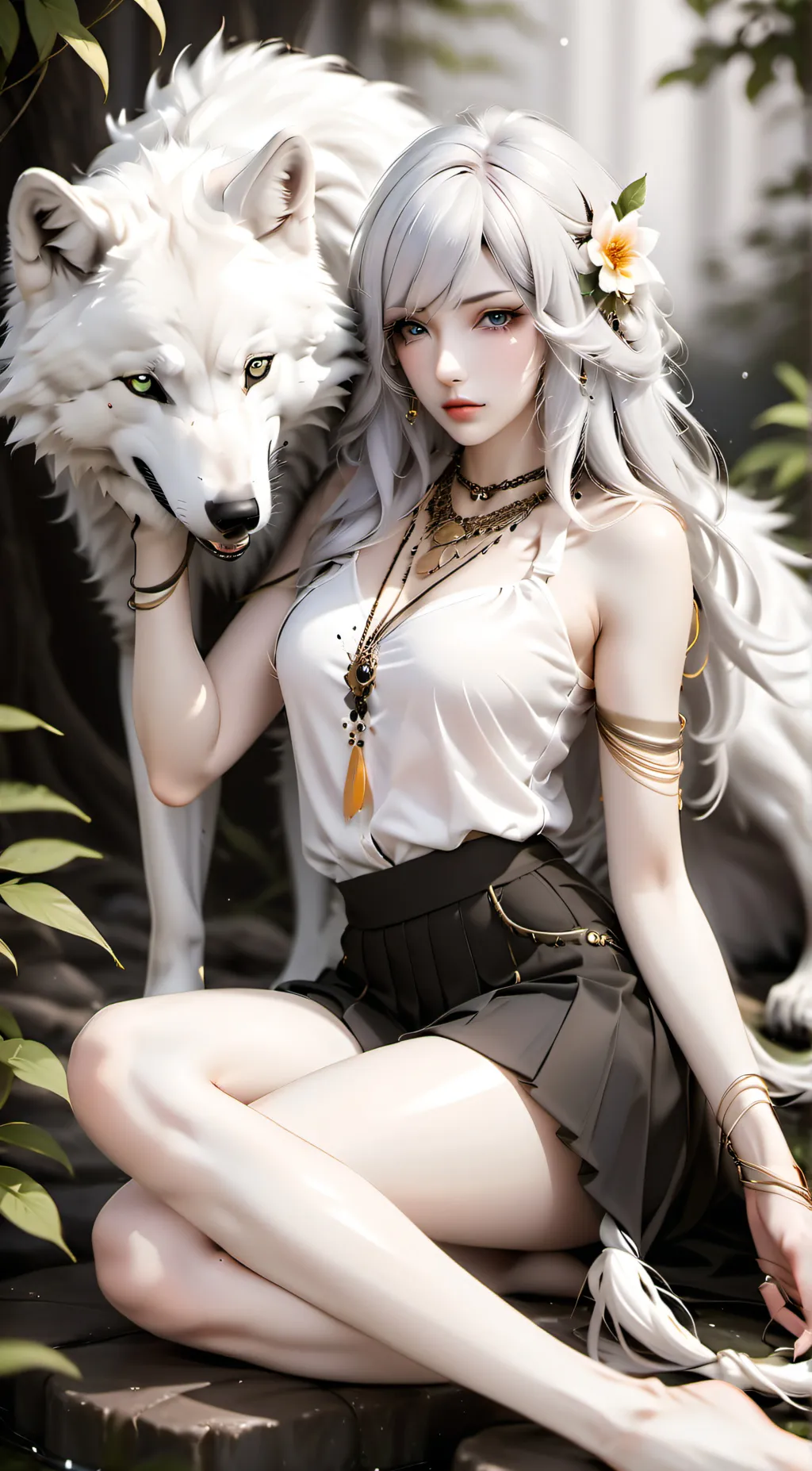 ai character: Tina background