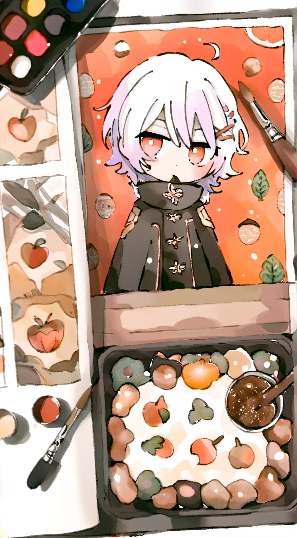 ai character: tiny Fox background