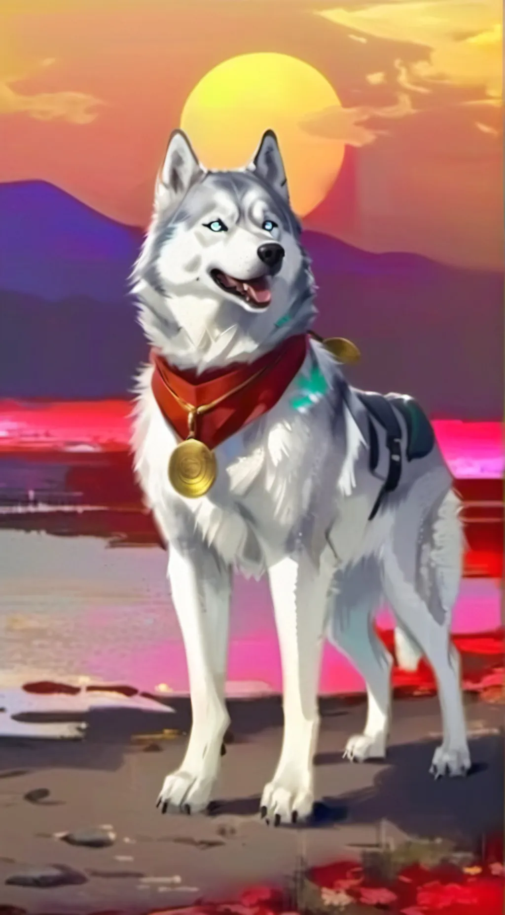 ai character: Cyb background