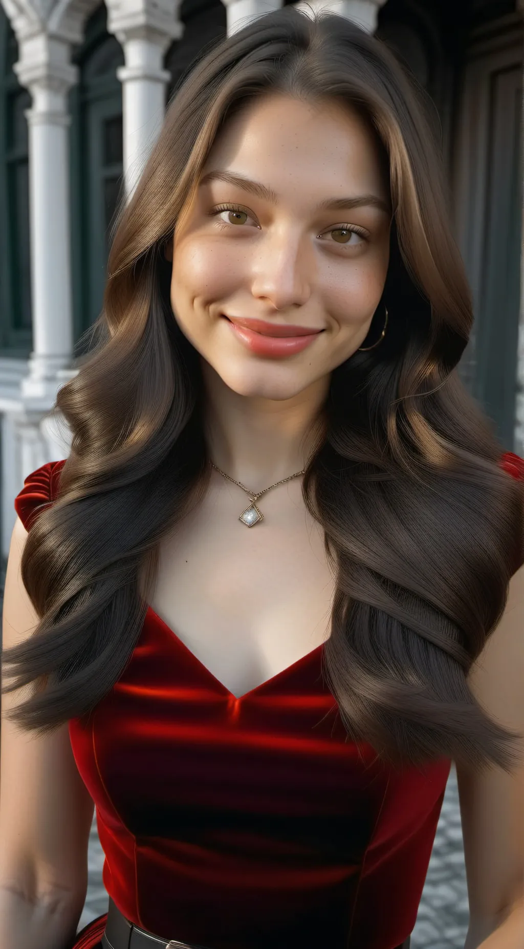 ai character: Rose background
