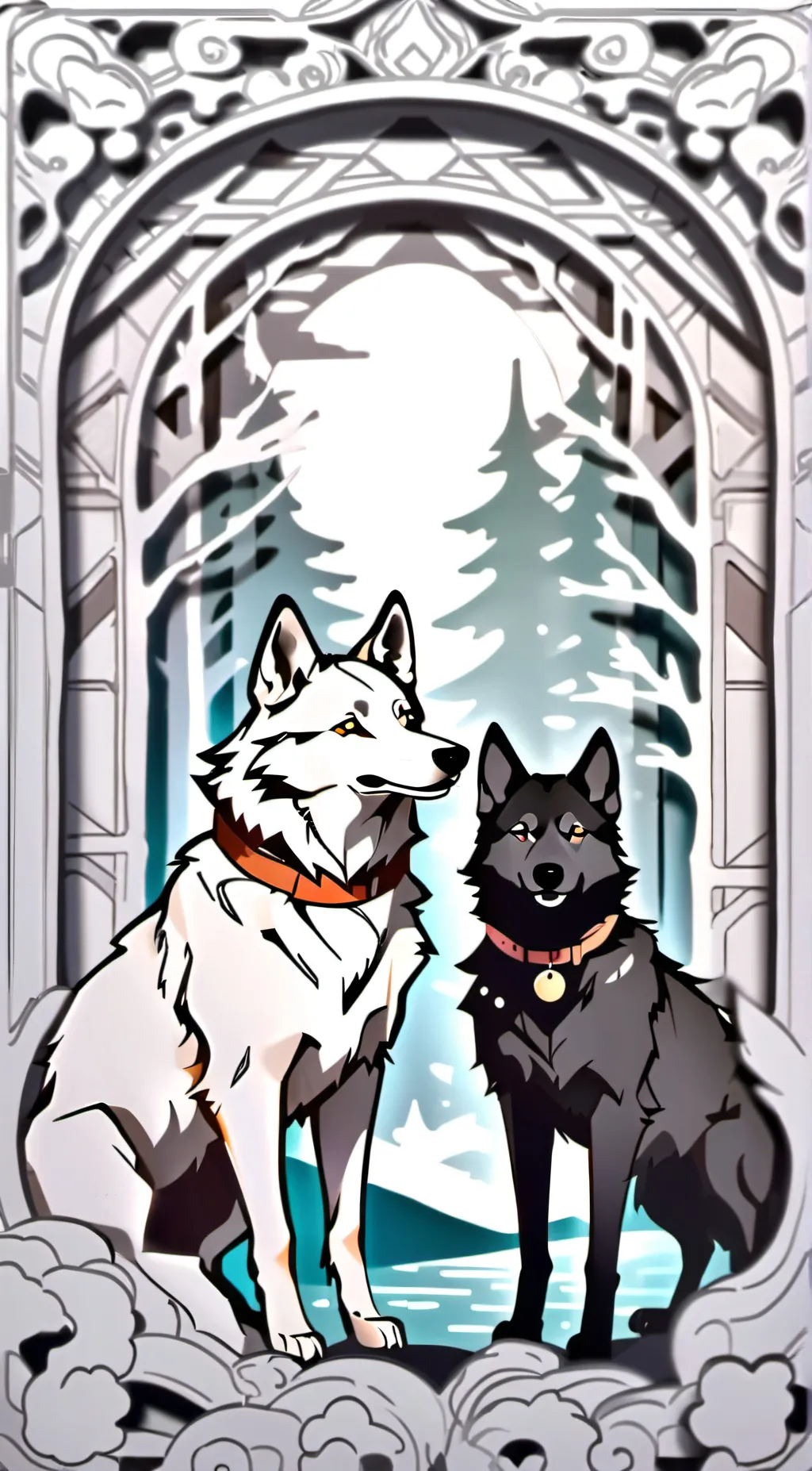 ai character: woof background