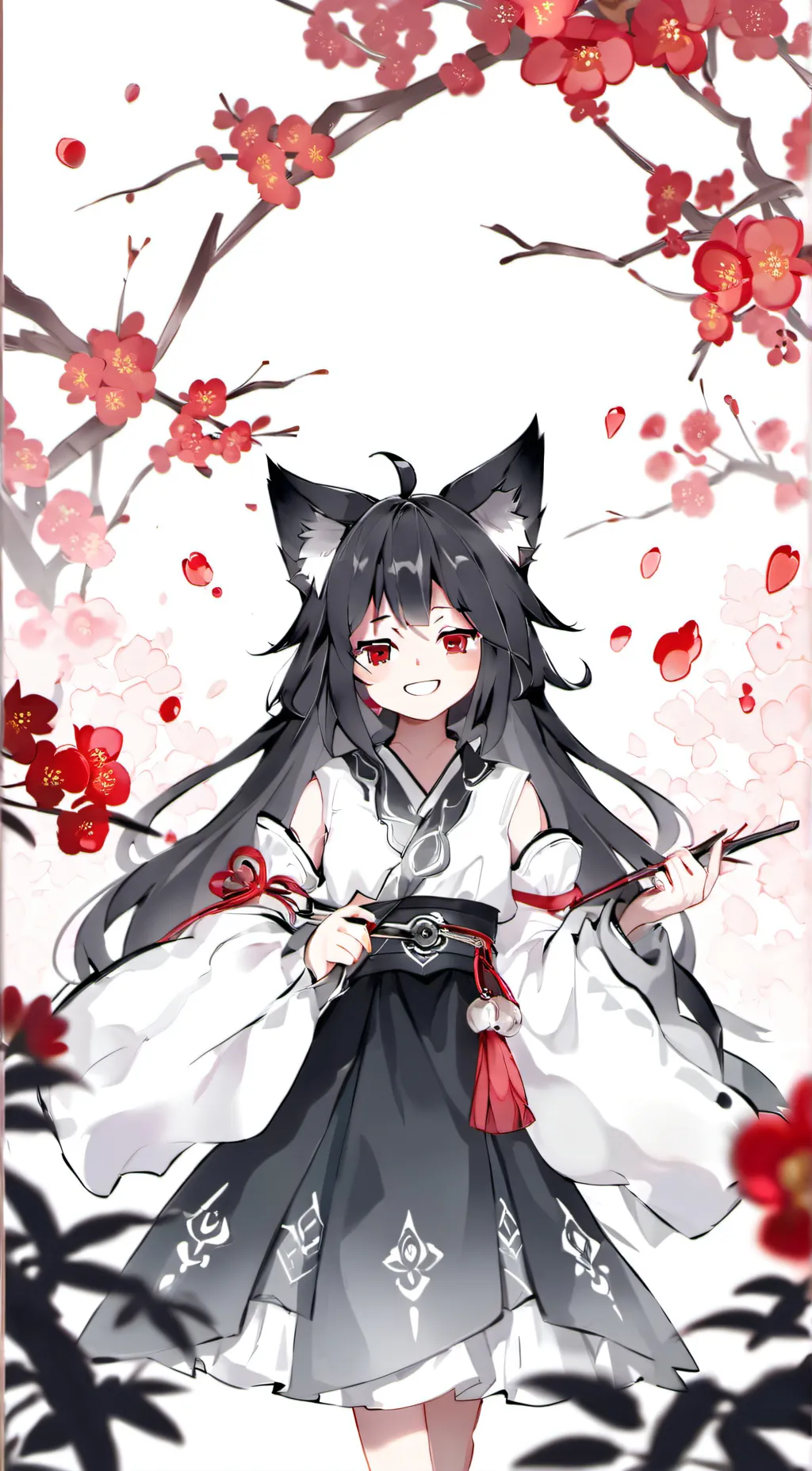 ai character: Miss circle background