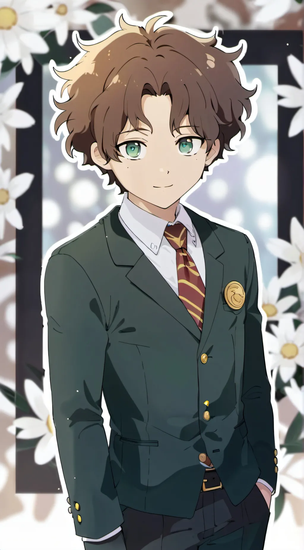 ai character: Damien background